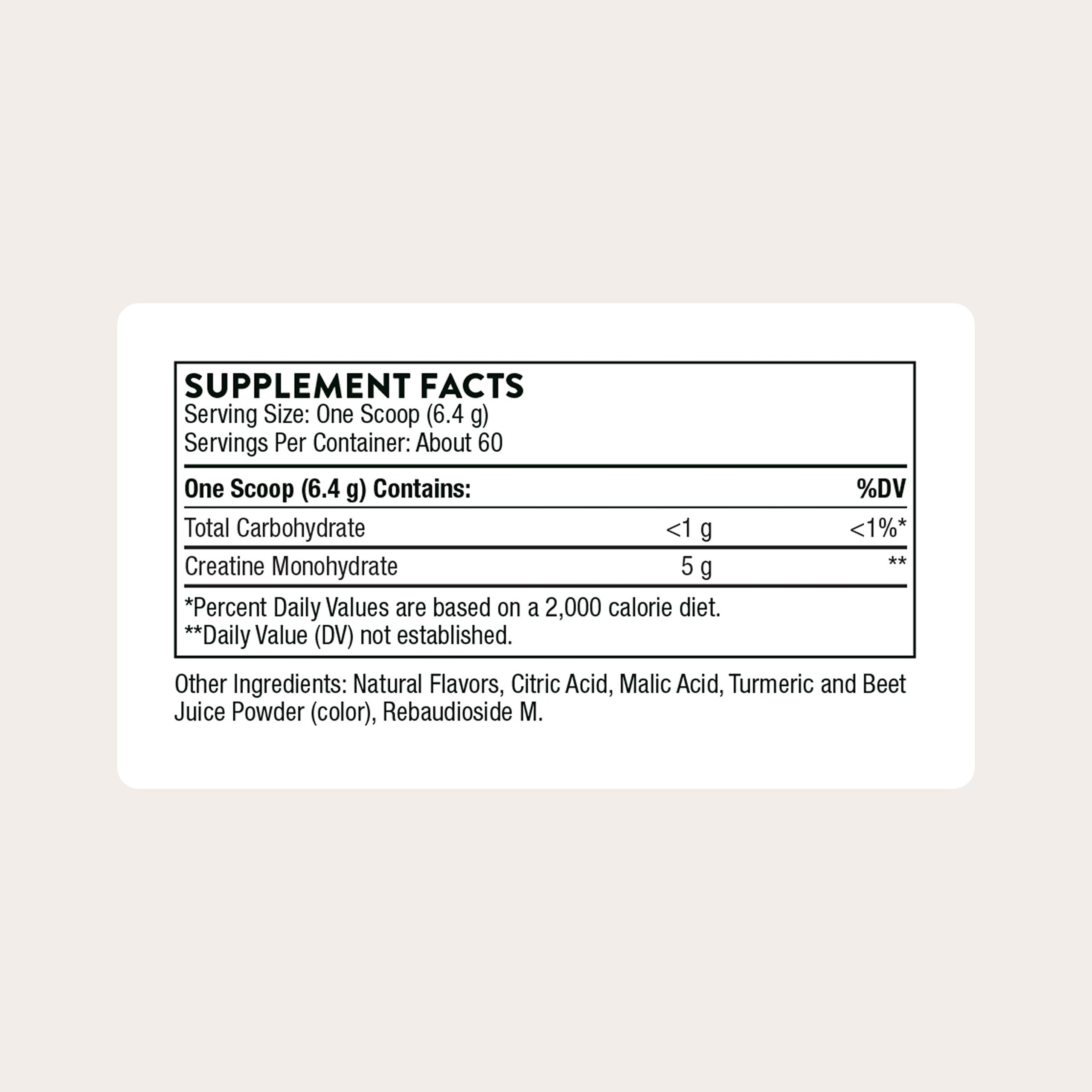 THORNE Creatine - Micronized Creatine Monohydrate Powder - Support for Muscles & Cognitive Function* - for Women & Men - Pineapple Orange - NSF Certified for Sport - 5 g per Serving - 60 Servings THORNEAu supplements