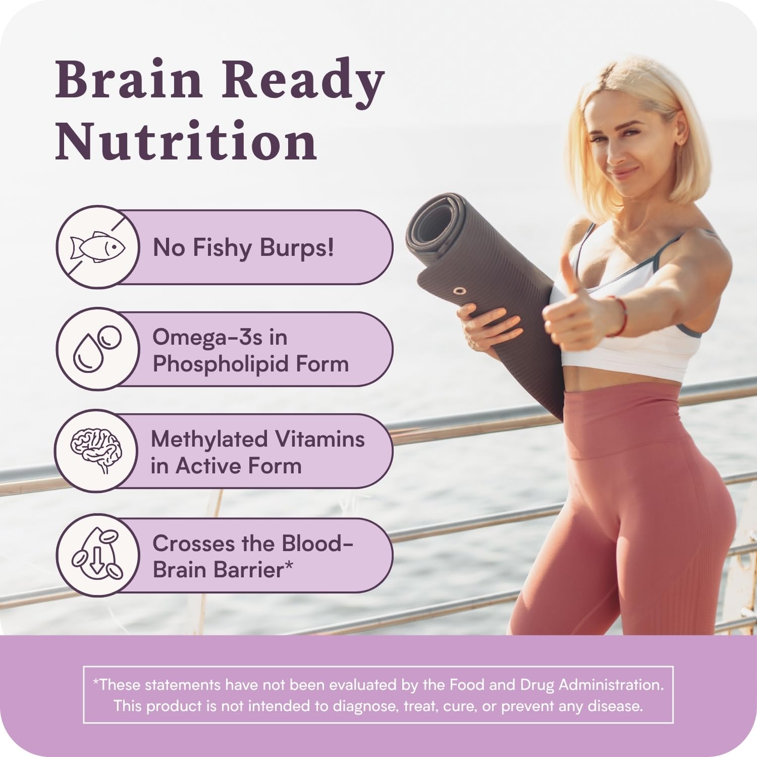 Accentrate110 - Focus Supplement - Methylated Vitamin B Complex with Omega 3 Fatty Acid Supplement - L-Methylfolate, Vitamin B12, P-5-P, Riboflavin, VIT D, – 60 Softgels (1 Month Supply) AccentrateAu supplements