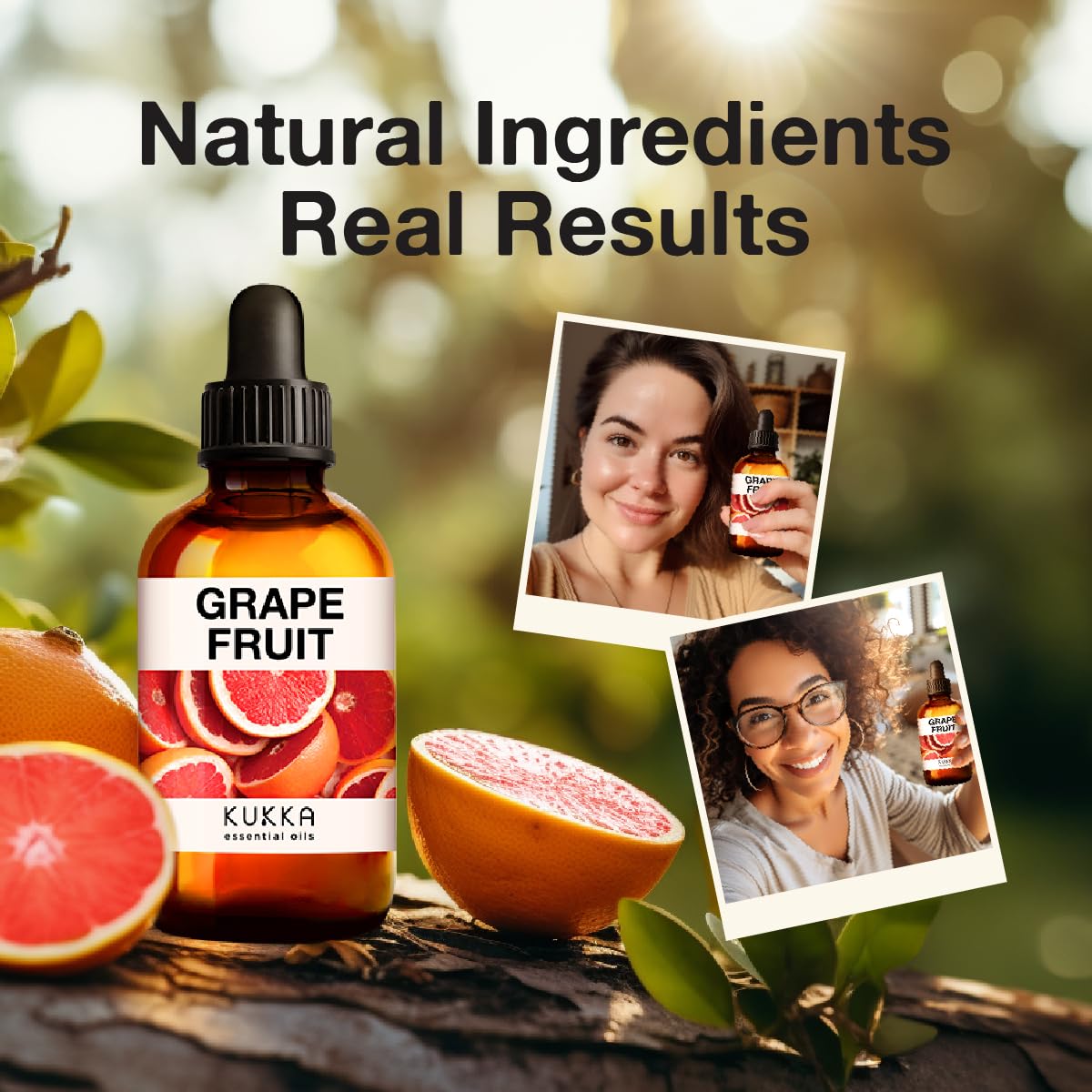 Kukka Grapefruit Essential Oil for Diffuser - 100% Natural Grapefruit Essential Oil for Skin KUKKA essential oilsAu supplements