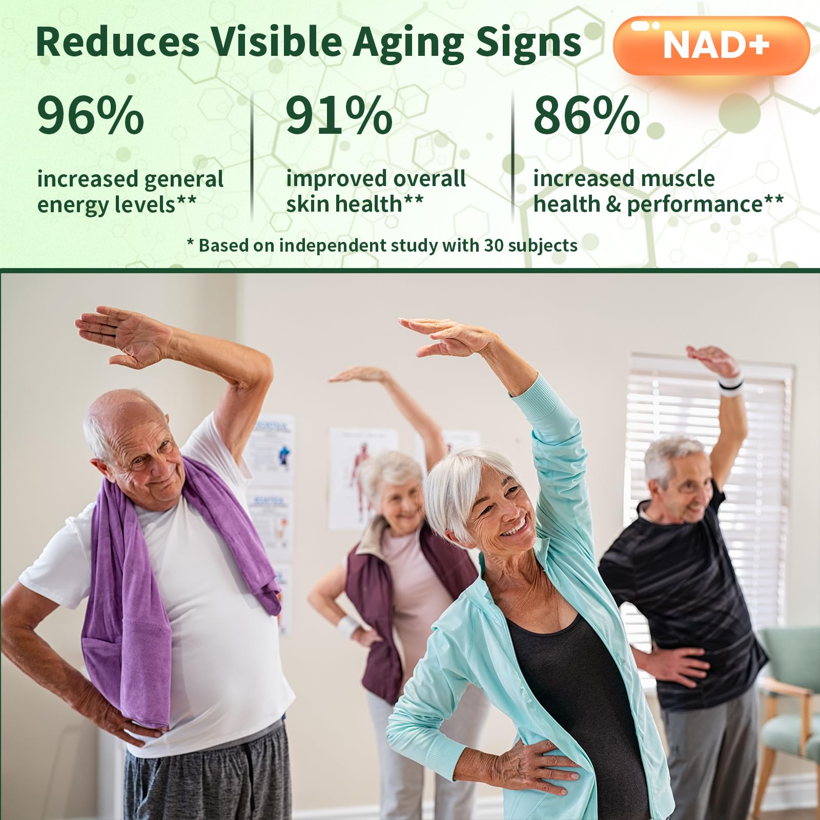 Lyndops NAD Supplement, Liposomal Nicotinamide Riboside Resveratrol 250mg, NMN Alternative, High Purity NAD Supplement for Women & Men, Anti-Aging, Cellular Energy, Mental Focus - 60 Capsules LyndopsAu supplements