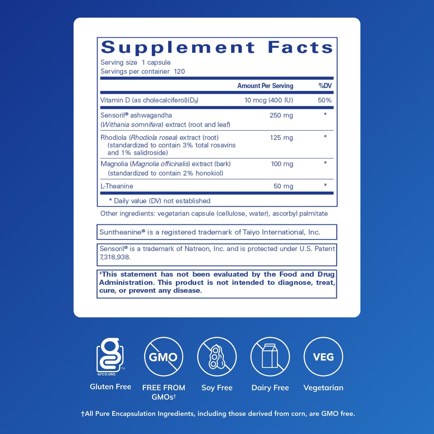 Pure Encapsulations Cortisol Calm - Supports Cortisol Health & Relaxation - Contains Ashwagandha & L-Theanine - Restful Sleep - 120 Capsules Pure EncapsulationsAu supplements