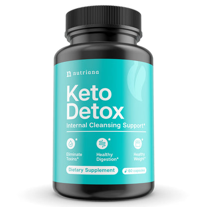 Nutriana Keto Detox Cleanser - Weight Loss Keto Pills Liver Supplement for Men & Women NutrianaUS supplements