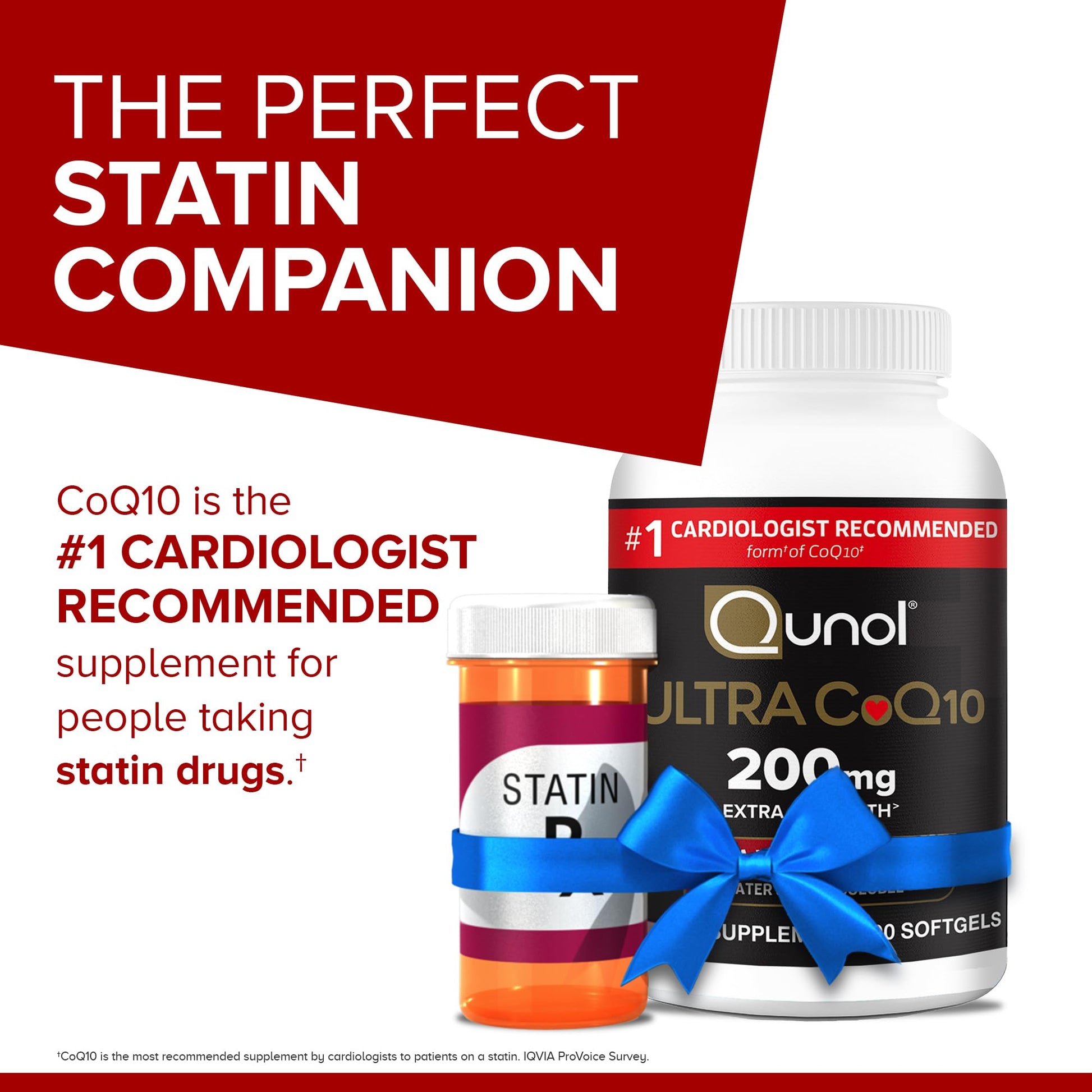 Qunol CoQ10 200mg Softgels, Ultra CoQ10 - Ultra High Absorption Coenzyme Q10 QunolUS supplements