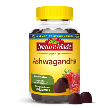 Nature Made Ashwagandha Gummies, Vegan, KSM 66 Ashwagandha Supplement for Stress Support, 60 Count, 30-Day Supply Nature MadeAu supplements