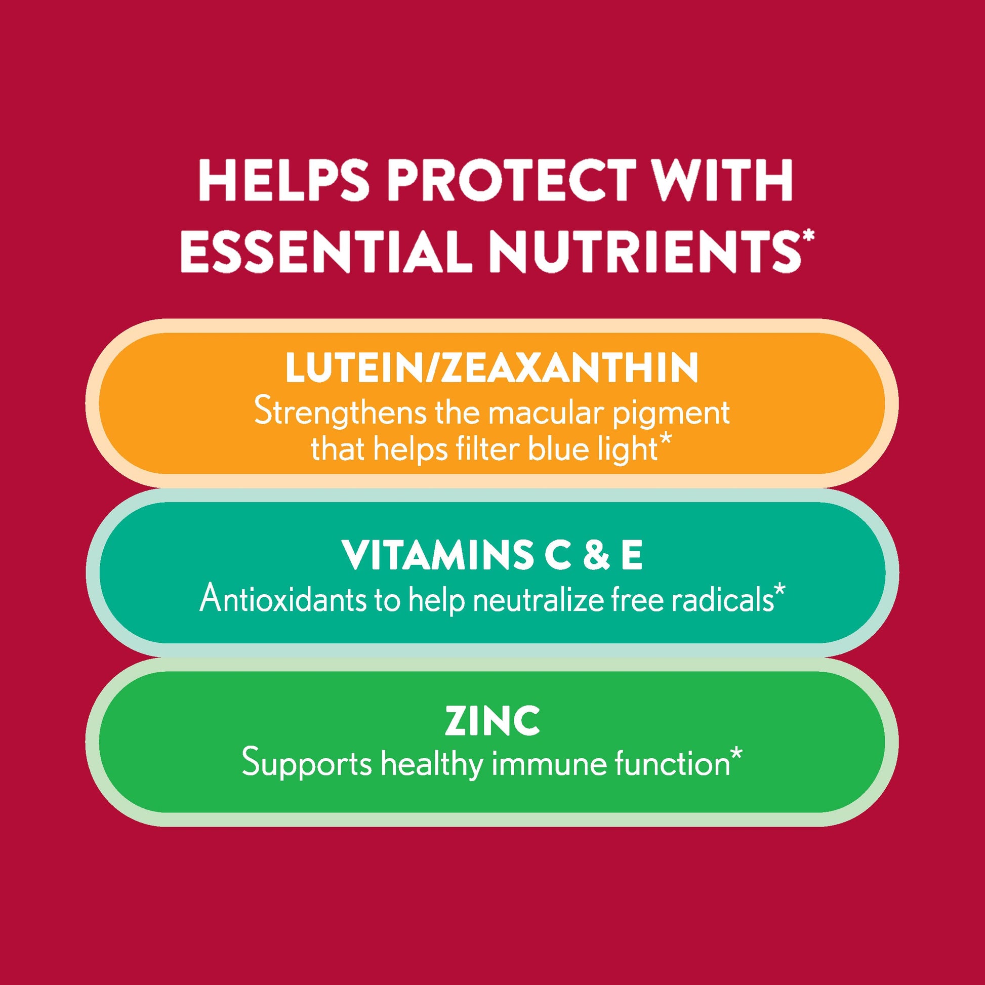 Ocuvite Vitamin & Mineral Supplement for Eye Health Adult Gummies OcuviteUS supplements