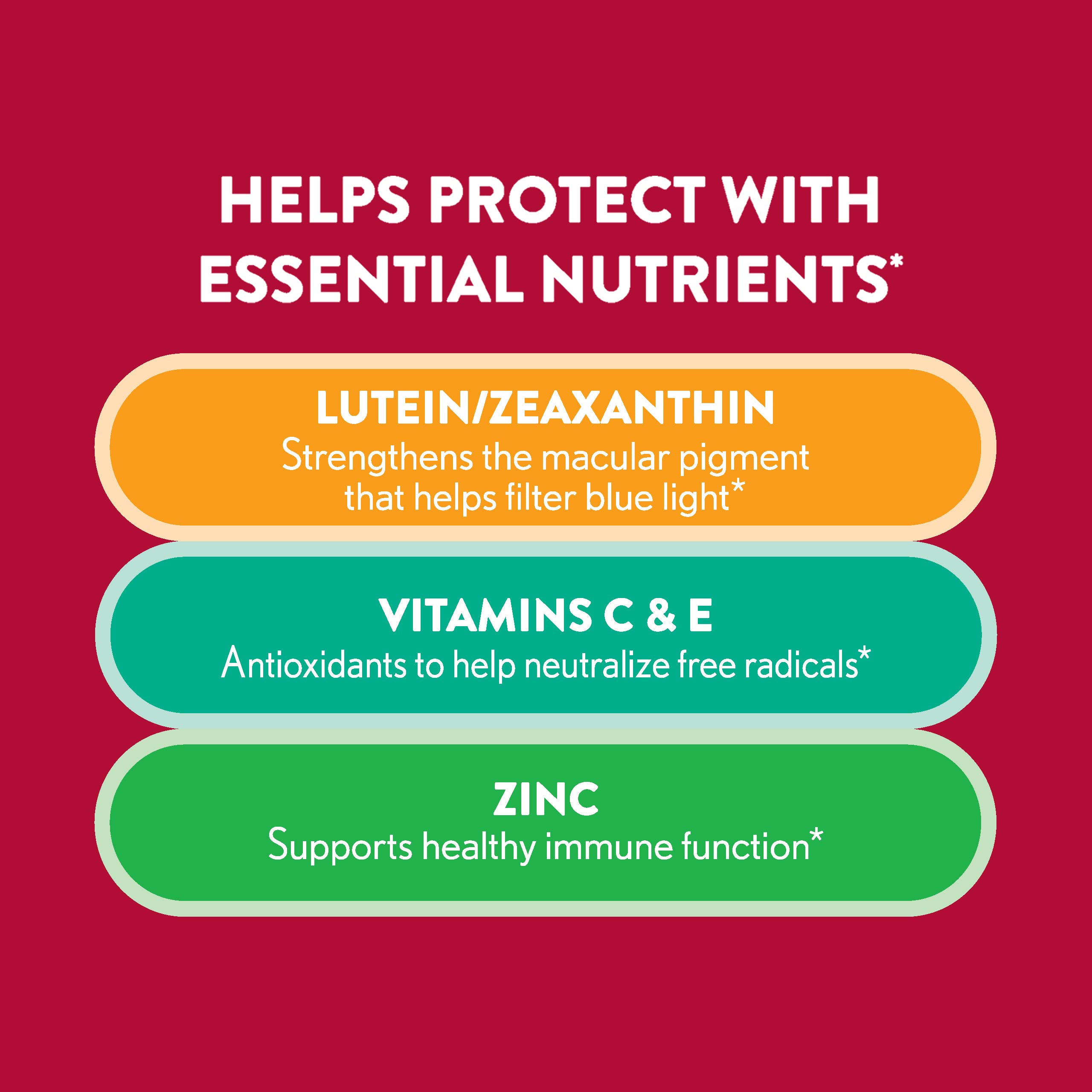 Ocuvite Vitamin & Mineral Supplement for Eye Health Adult Gummies OcuviteUS supplements