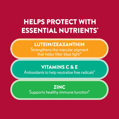 Ocuvite Vitamin & Mineral Supplement for Eye Health Adult Gummies OcuviteUS supplements