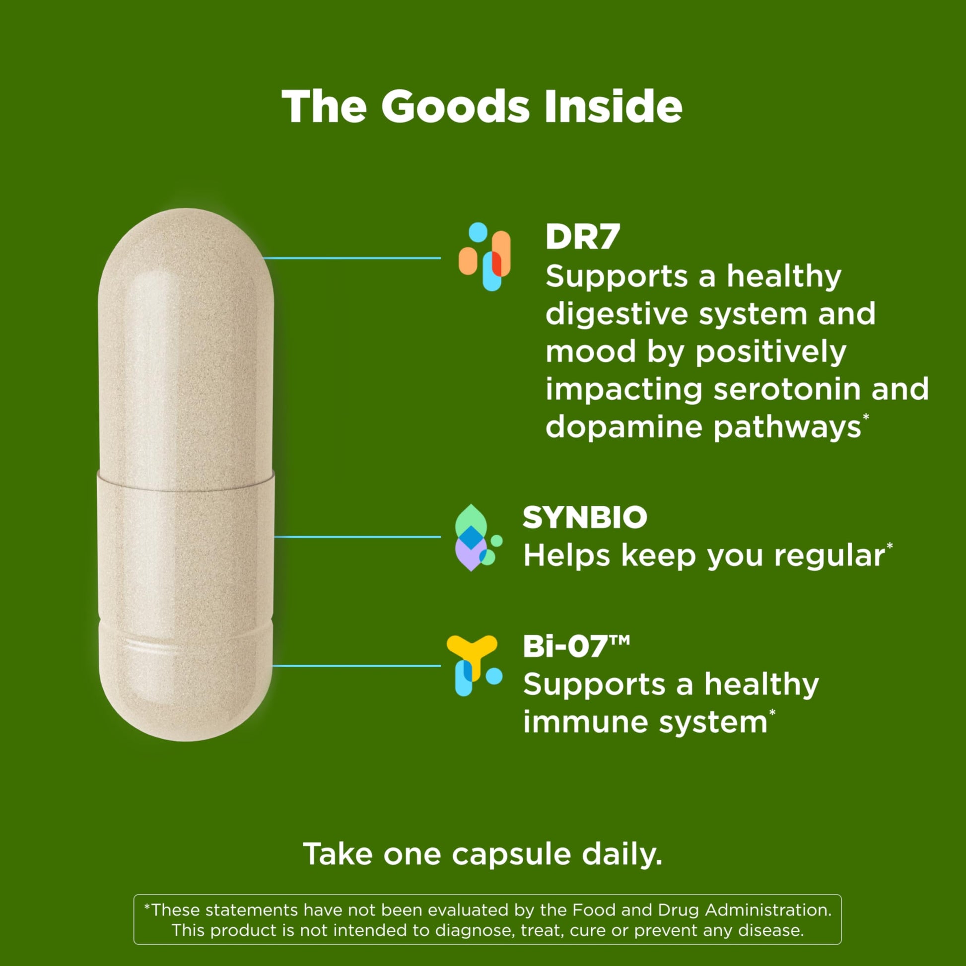 OLLY Big 10 Probiotic, Supports a Healthy Gut Microbiome,* 10 Billion CFUs, 30 Day Supply - 30 Count OLLYAu supplements