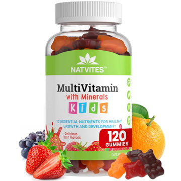 Natvites Complete Kids Multivitamin Gummies – 120 Count of Essential Daily Vitamins & Minerals for Immune Support, Focus, & Growth NatvitesAu supplements