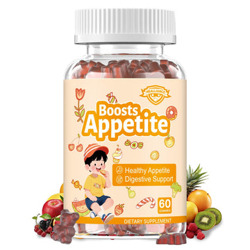 Appetite Booster Gummies for Kids Adults – Natural Blend of Hawthorn Zinc Carrot Supports Digestion Helps Increase Appetite, Promotes Healthy Eating Habits for Picky Eaters (Mixed Fruit Flavor) HeallianceAu supplements