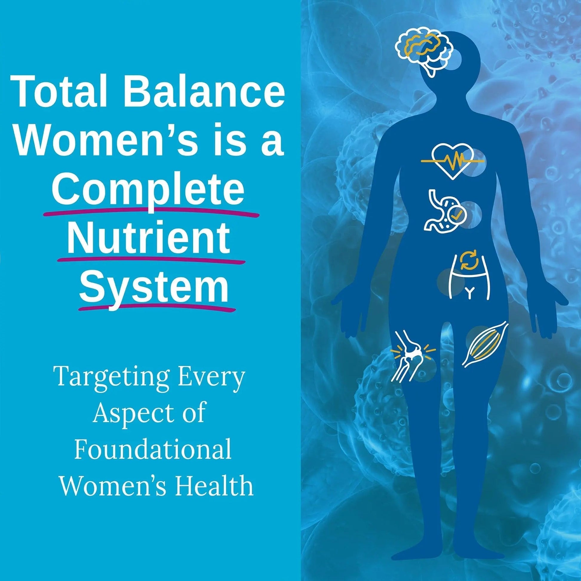 Xtendlife Total Balance Women's Premium Extra Strength Daily Multivitamin & Mineral - 90+ Nutrients for Complete Immune XtendlifeAu supplements