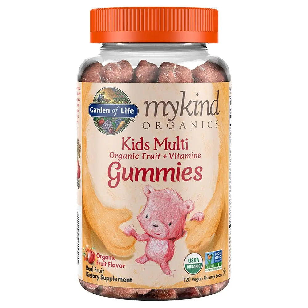 Garden of Life Men's Whole Food Multivitamin 120 Count and Kids Organic Fruit Gummy Vitamins 120 Count Garden of LifeAu supplements