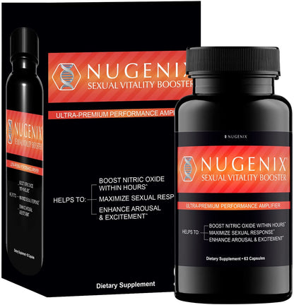 Nugenix Sexual Vitality Booster - Ultra Premium Performance Amplifier for Men - Nitric Oxide NugenixUS supplements