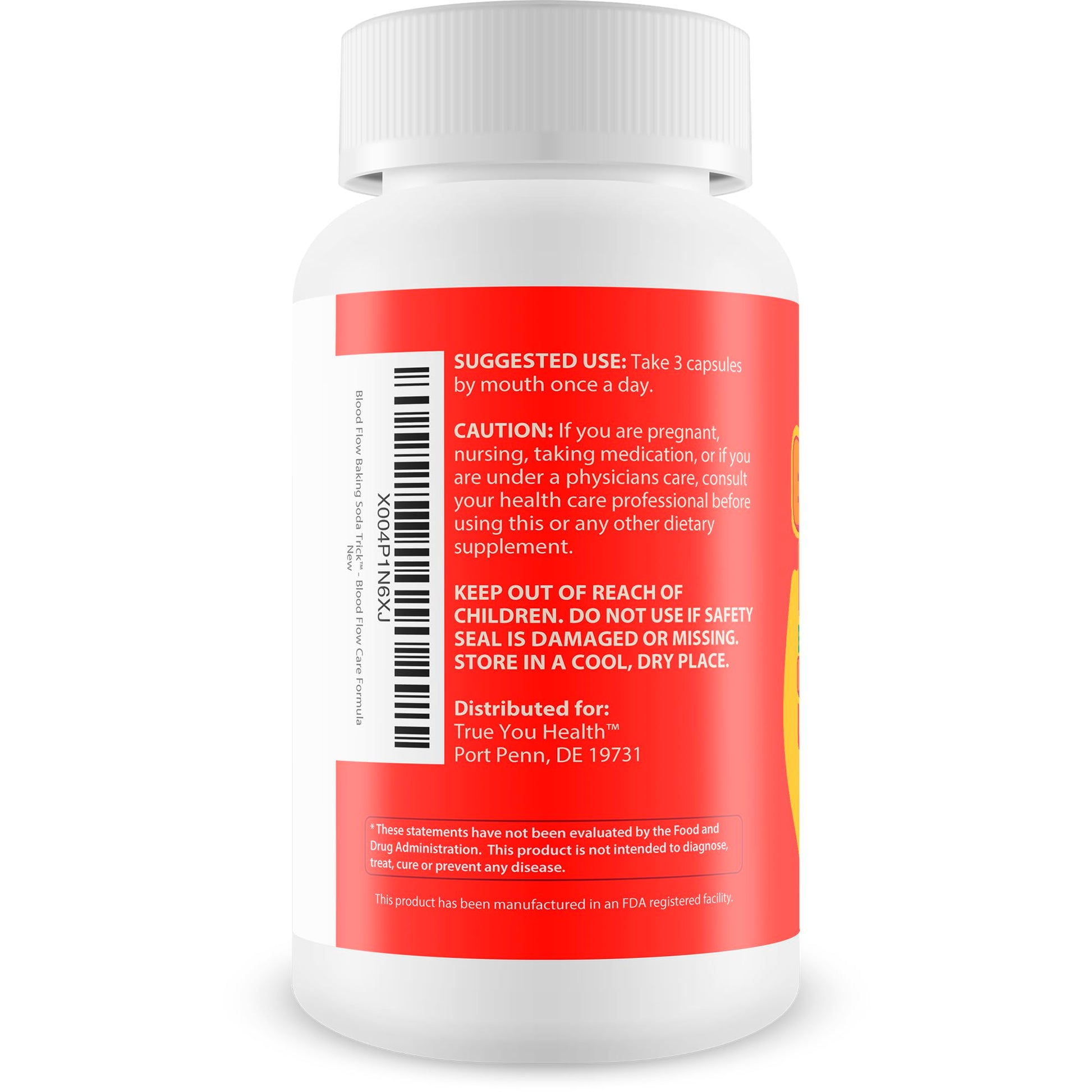 Baking Soda Trick for Men - Our Best Blood Flow Pills - Male Circulation Supplement for Advanced Blood Flow Care - Natural Circulation Supplements - Blood Circulation Supplements for Men True You HealthAu supplements