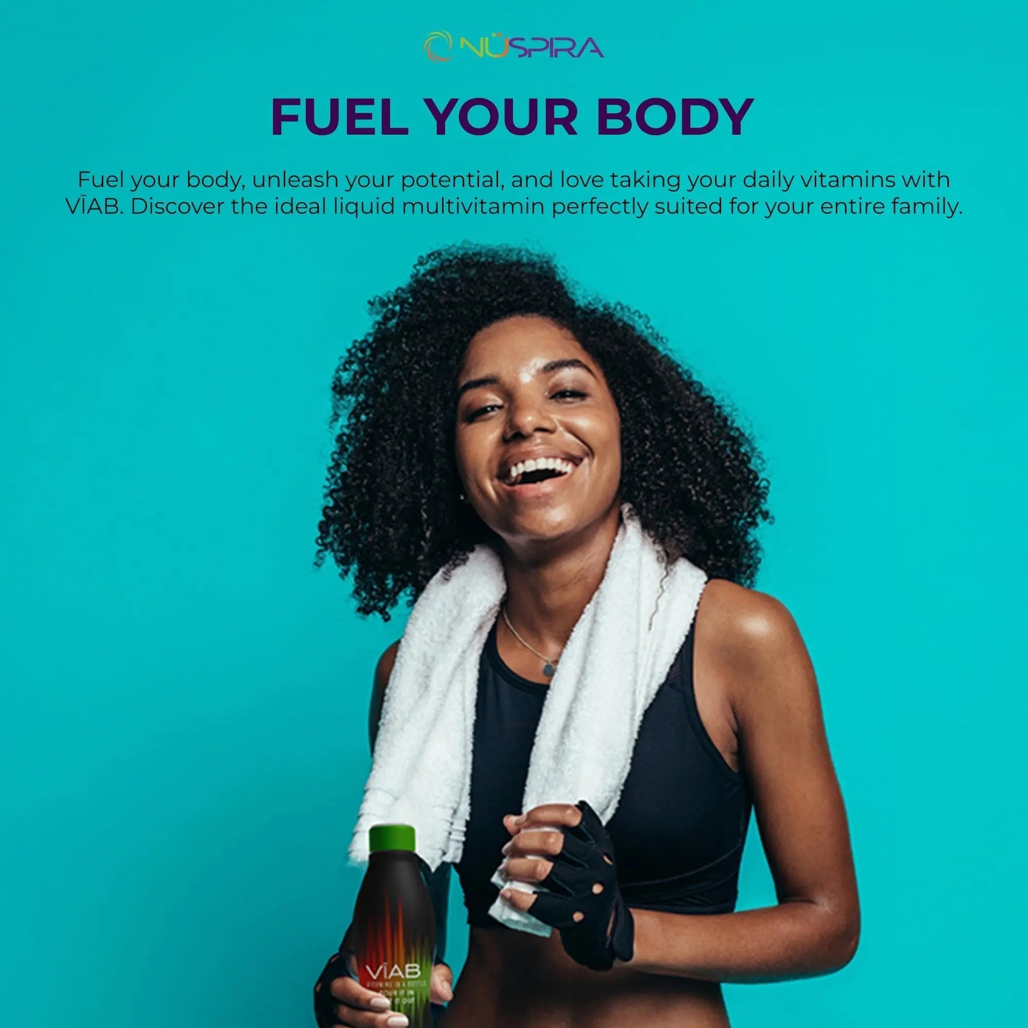 NüSpira - VĪAB Liquid Multi-Vitamin - Effortless Wellness for The Whole Family - Potent Blend of Vitamins & Minerals - Smooth Taste - 30oz NuSpiraAu supplements