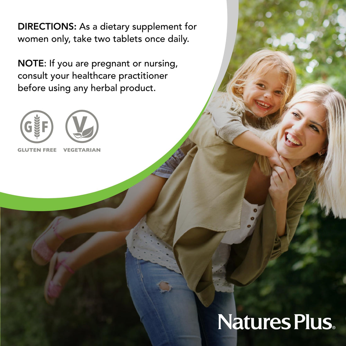 NaturesPlus Source of Life Women - 60 Tablets - Multivitamin & Mineral Supplement - with Iron, Calcium, Folate & Lutein - Gluten Free, Vegetarian - 30 Servings NaturesPlusAu supplements