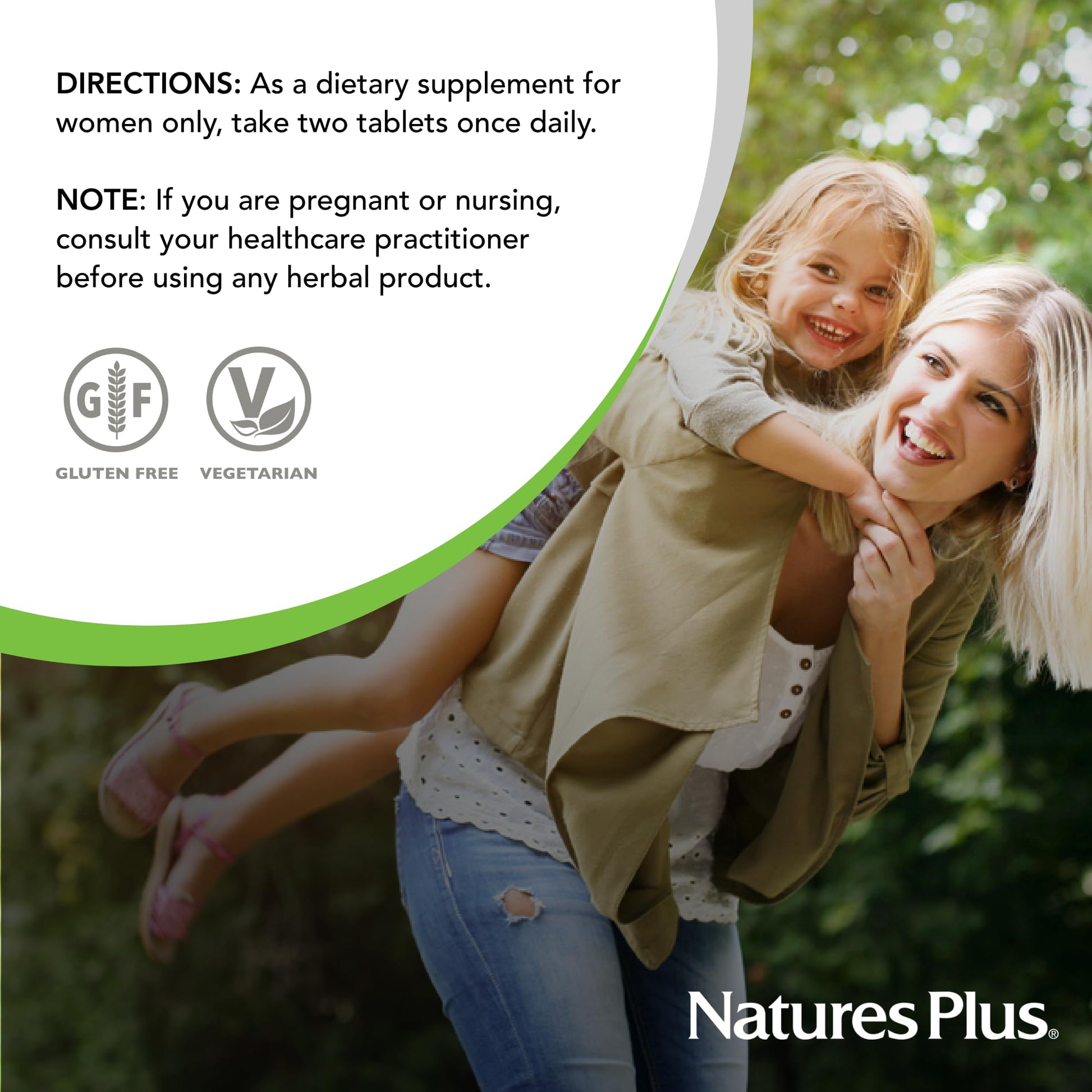 NaturesPlus Source of Life Women - 60 Tablets - Multivitamin & Mineral Supplement - with Iron, Calcium, Folate & Lutein - Gluten Free, Vegetarian - 30 Servings NaturesPlusAu supplements