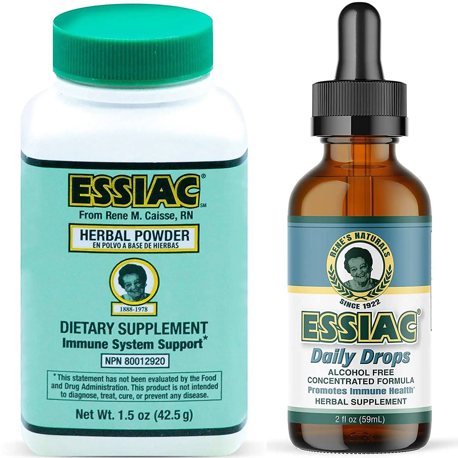 Essiac All-Natural Tea Powder & Organic Wild-Crafted Daily Drops | Detoxify Liver, Blood & Lymph Node EssiacAu supplements