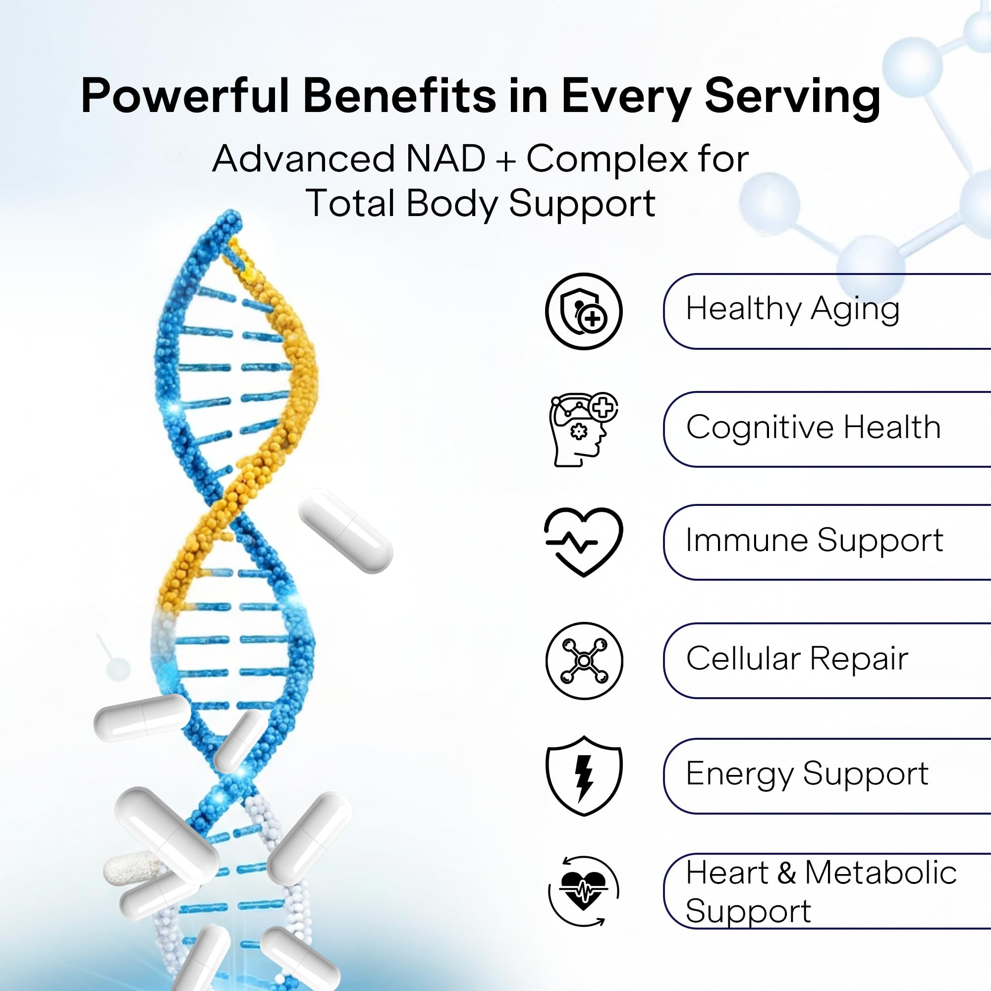 Liposomal NAD+ Supplement with Resveratrol - Nicotinamide Riboside 1000 Mg - NAD Supplements for Women & Men - NMN Supplement Alternative - Advanced NAD Resveratrol for Cellular Energy - 120 Capsules PharmlitaliaAu supplements