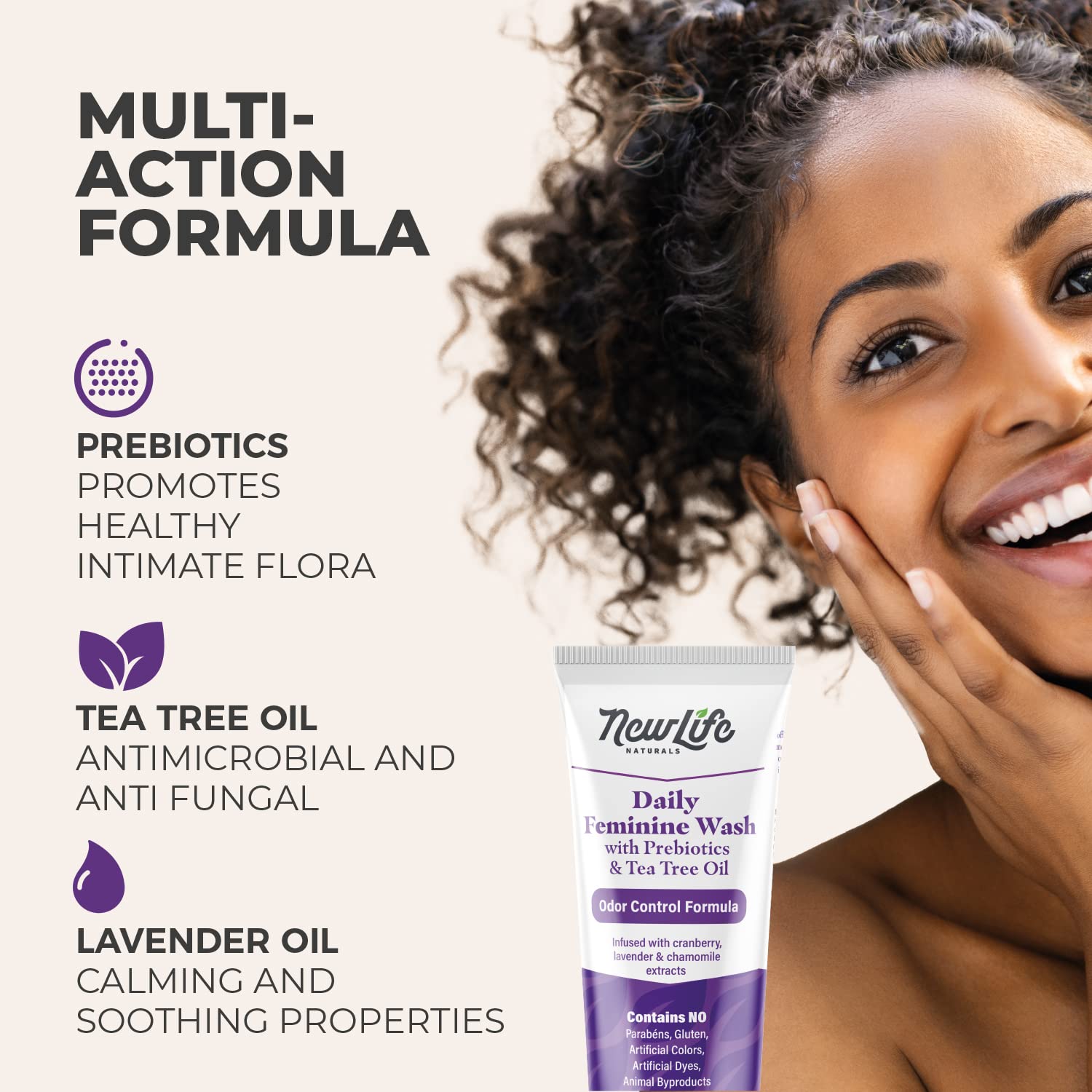 NewLife Naturals Daily Feminine Wash for pH Balance and Odor Control for Feminine Hygiene Intimate Wash NewLife NaturalsAu supplements