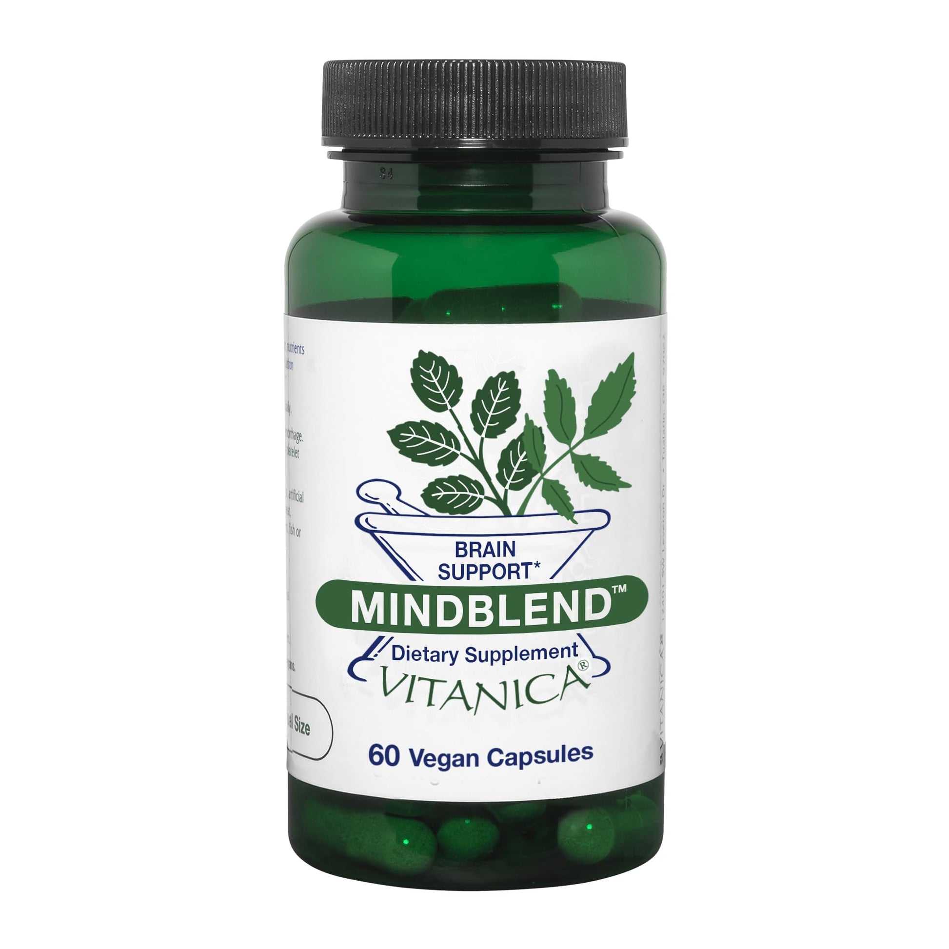 Vitanica MindBlend, Brain Support, Vegan, 60 Capsules VitanicaAu supplements