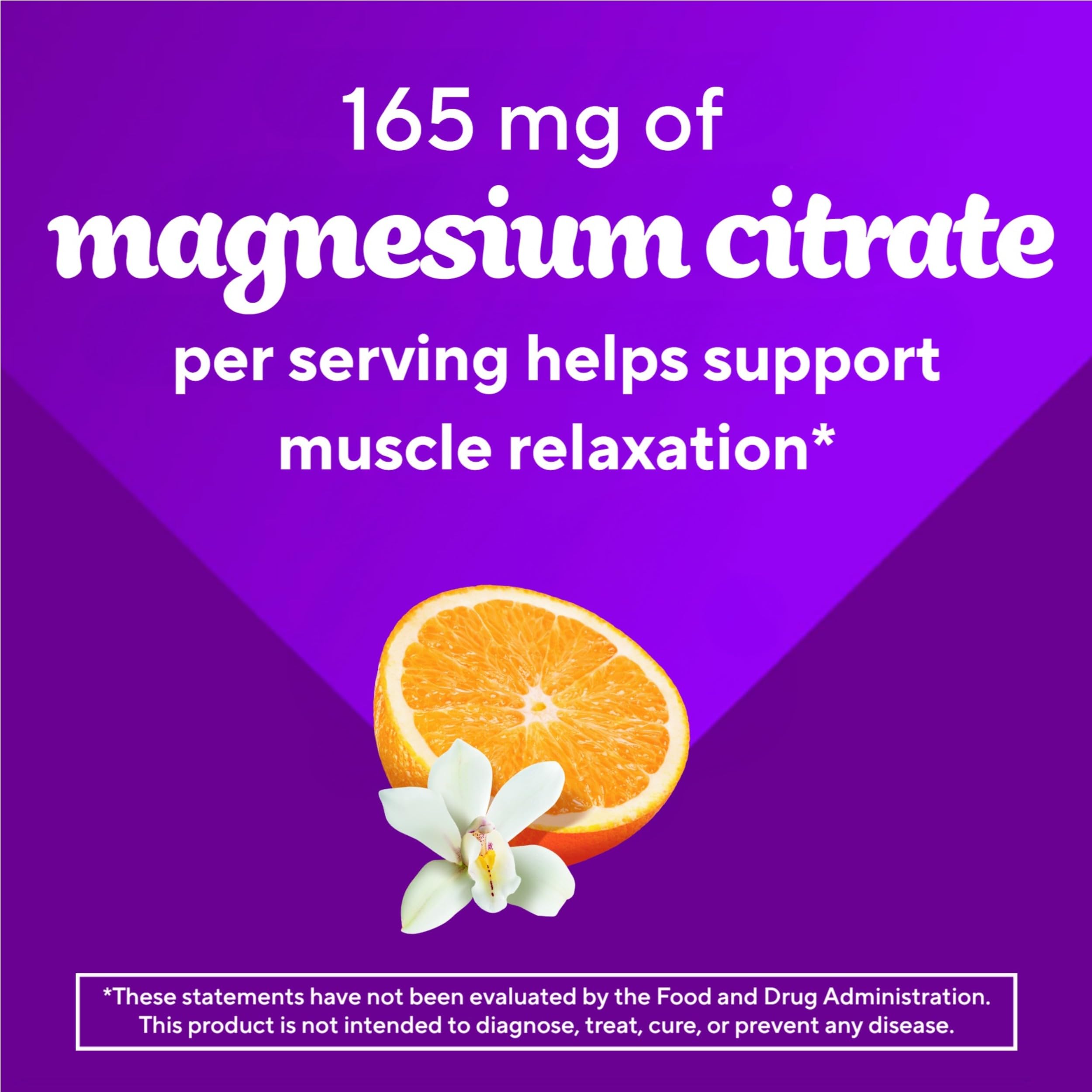 vitafusion Magnesium Gummy Supplement, Bring calm to your vitamin routine, Tropical Citrus Flavor, 60 Gummies VitafusionAu supplements