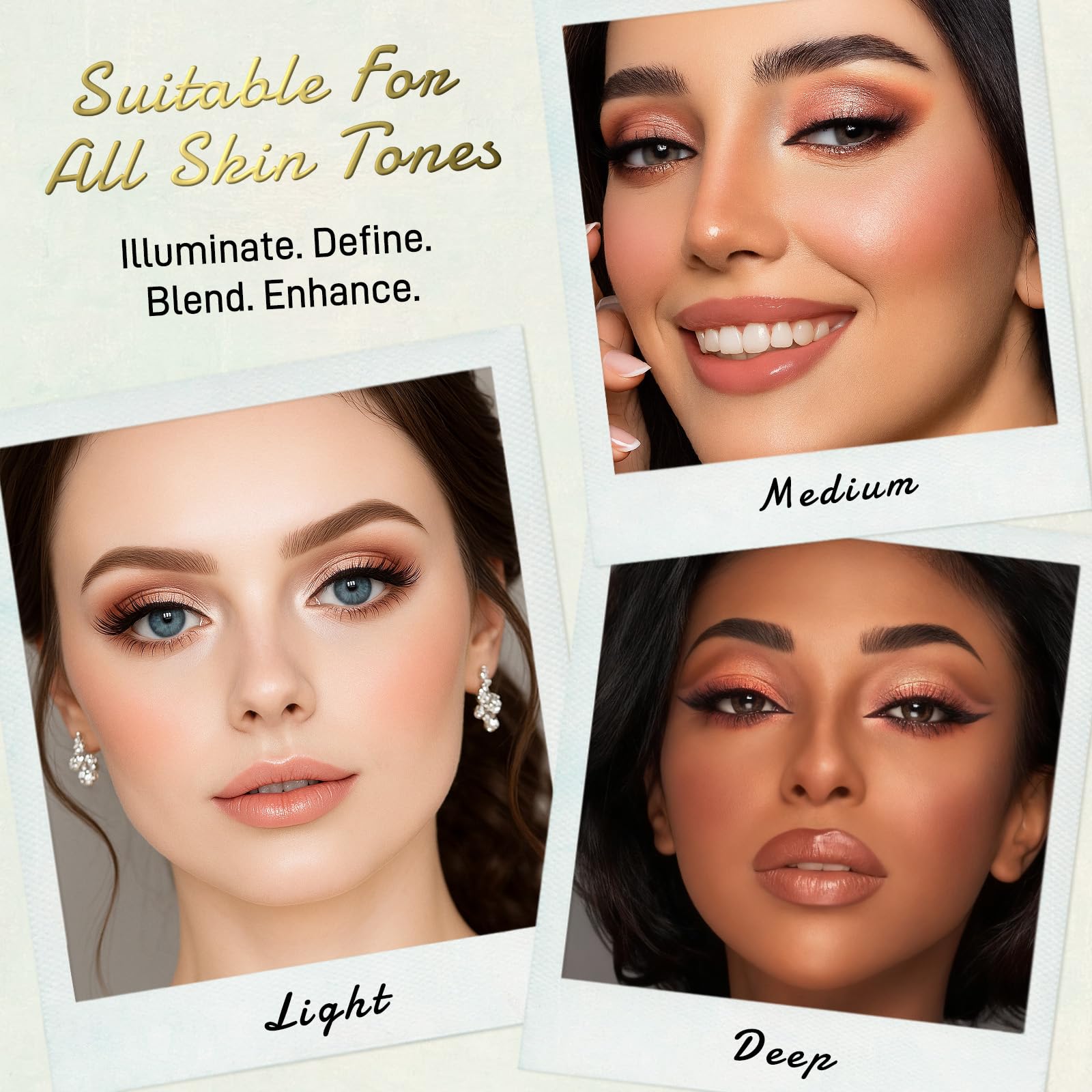 UCANBE Full Size Baked Makeup Palette Set - Include Blush, Bronzer, 8 Eyeshadows & Brushes, Pigmented All-in-One Face & Eye Compact Powder Beauty Holiday Gift Kit for Starter & Pros, Travel Friendly UCANBEAu supplements