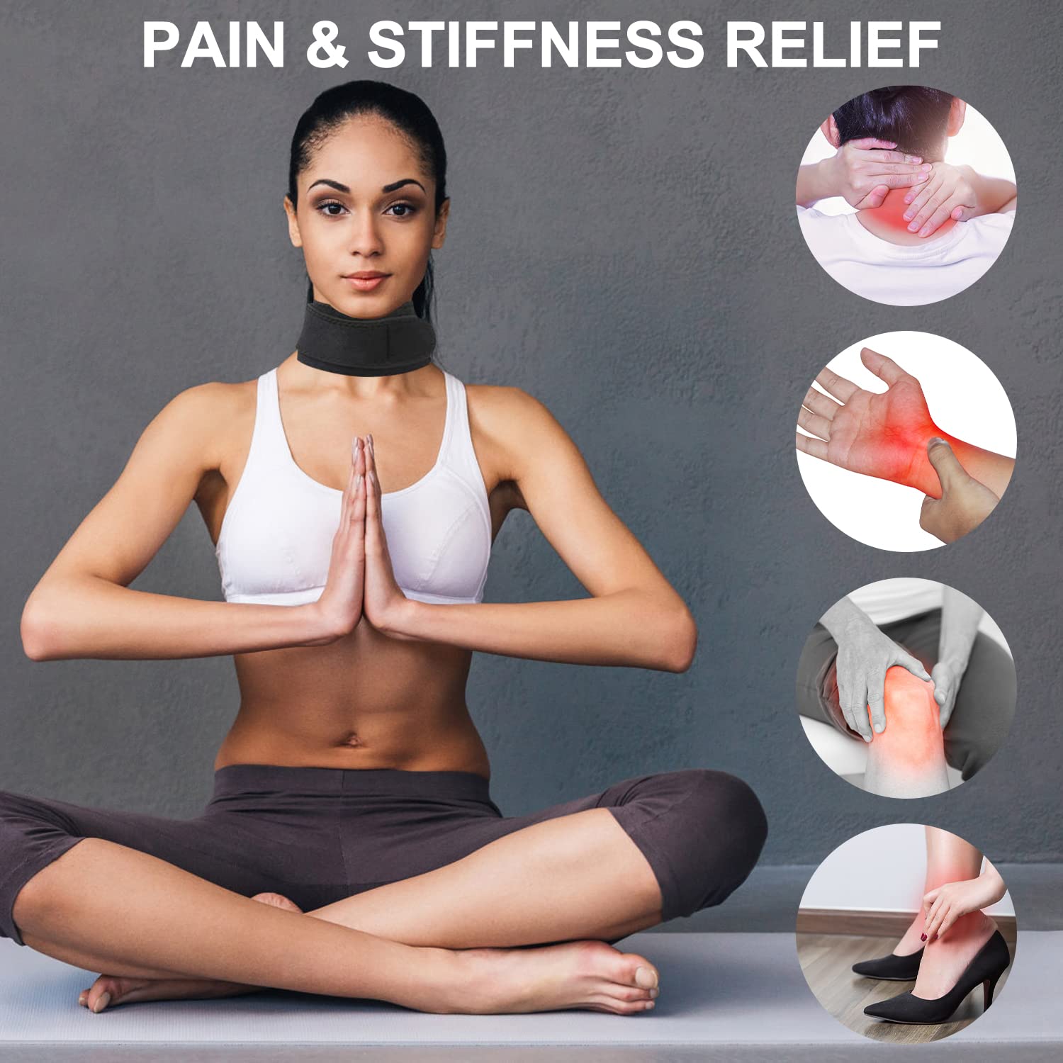 Red Light Therapy Belt for Neck, Infrared Light Therapy Flexible Wearable Wrap Pad LitePowAu supplements