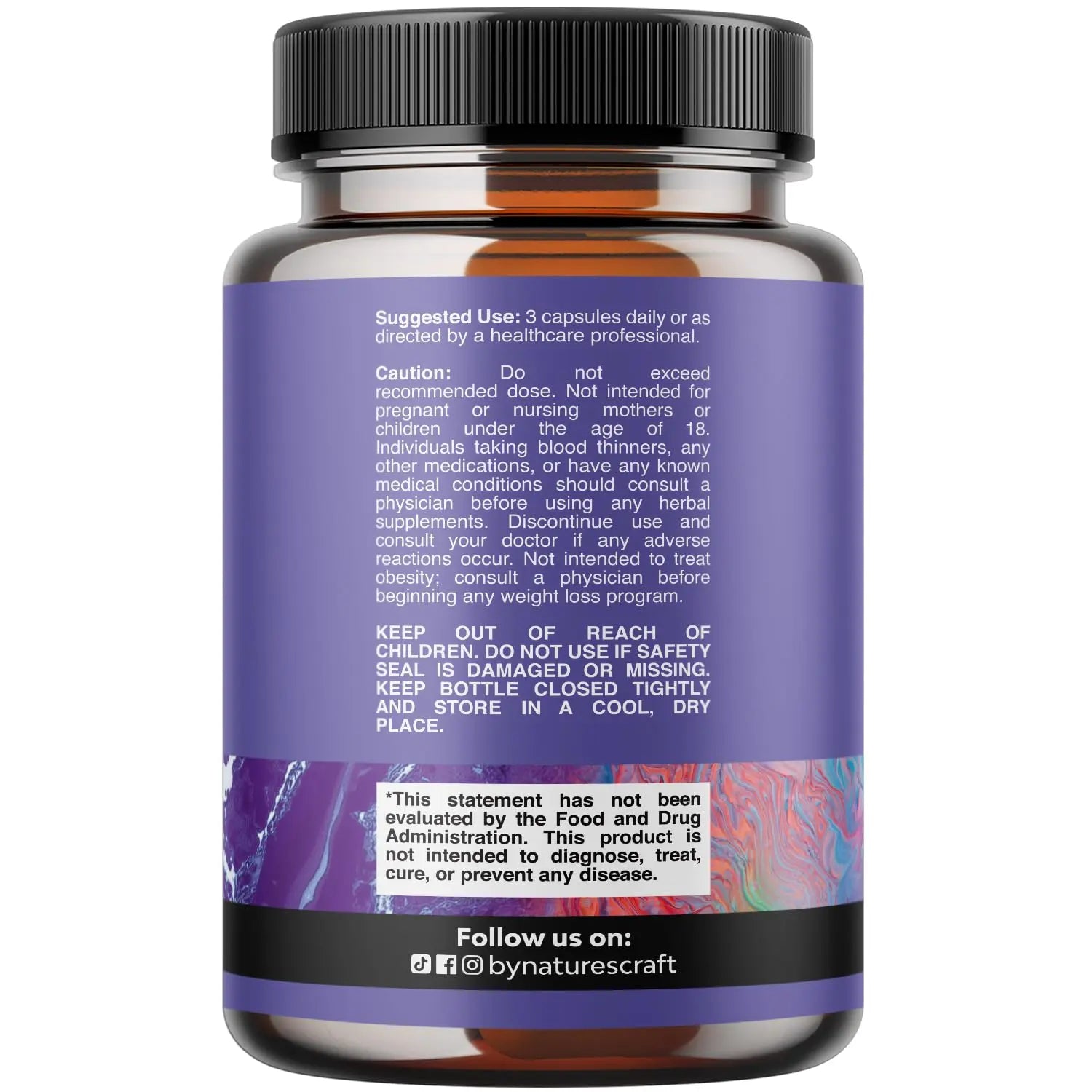 Triple Magnesium Complex Supplement - High Absorption Magnesium Glycinate, Malate & Taurate Blend for Muscles, Energy Support & Heart Health - Triple Mg Complex 400 mg Capsules - 120 Count Natures Craftnz supplements
