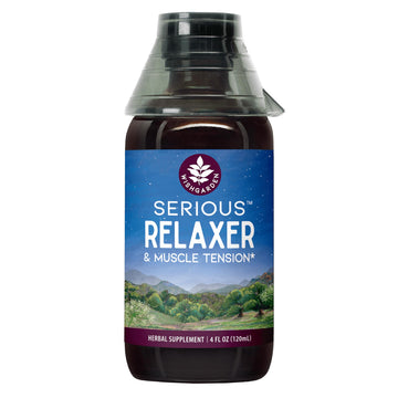 WishGarden Herbs Serious Relaxer, Liquid Herbal Muscle Relaxant with Wild Lettuce & Valerian Root, Eases Neck & Shoulder Tension, Tense Muscles, Muscle Spasms & Restless Legs, Non-GMO, Vegan, 4oz WishGardenAu supplements