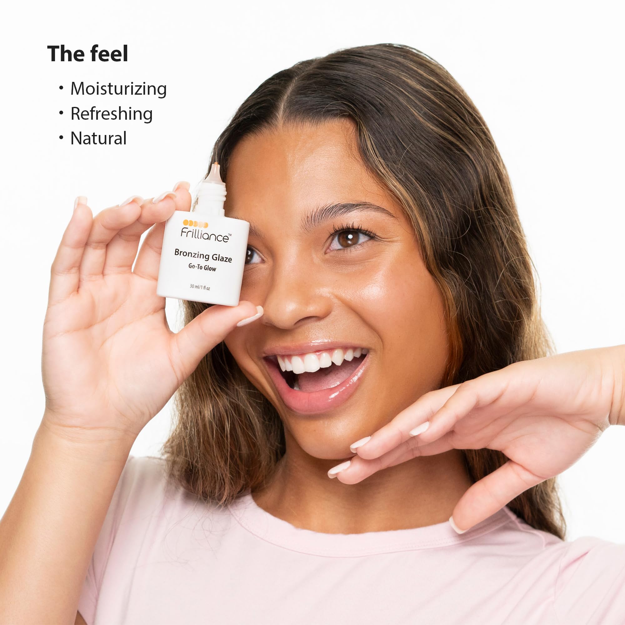 Frilliance Hydrating Go-To Glow, Bronzing Glaze Drops, Cruelty-Free Hypoallergenic for Teens of All Skin Types, 30 ml / 1 fl oz FrillianceAu supplements
