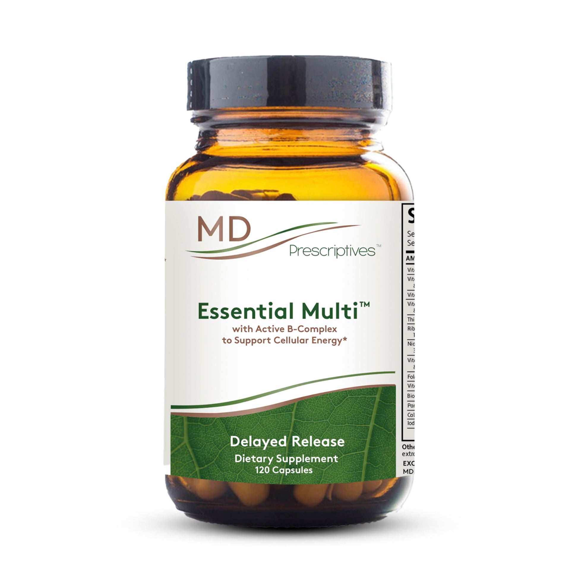 MD Prescriptives - Essential Multi (Delayed Release) - Multivitamin Mineral Complex Supplement for Enhanced Hormone Support - 120 Capsules MD PrescriptivesAu supplements