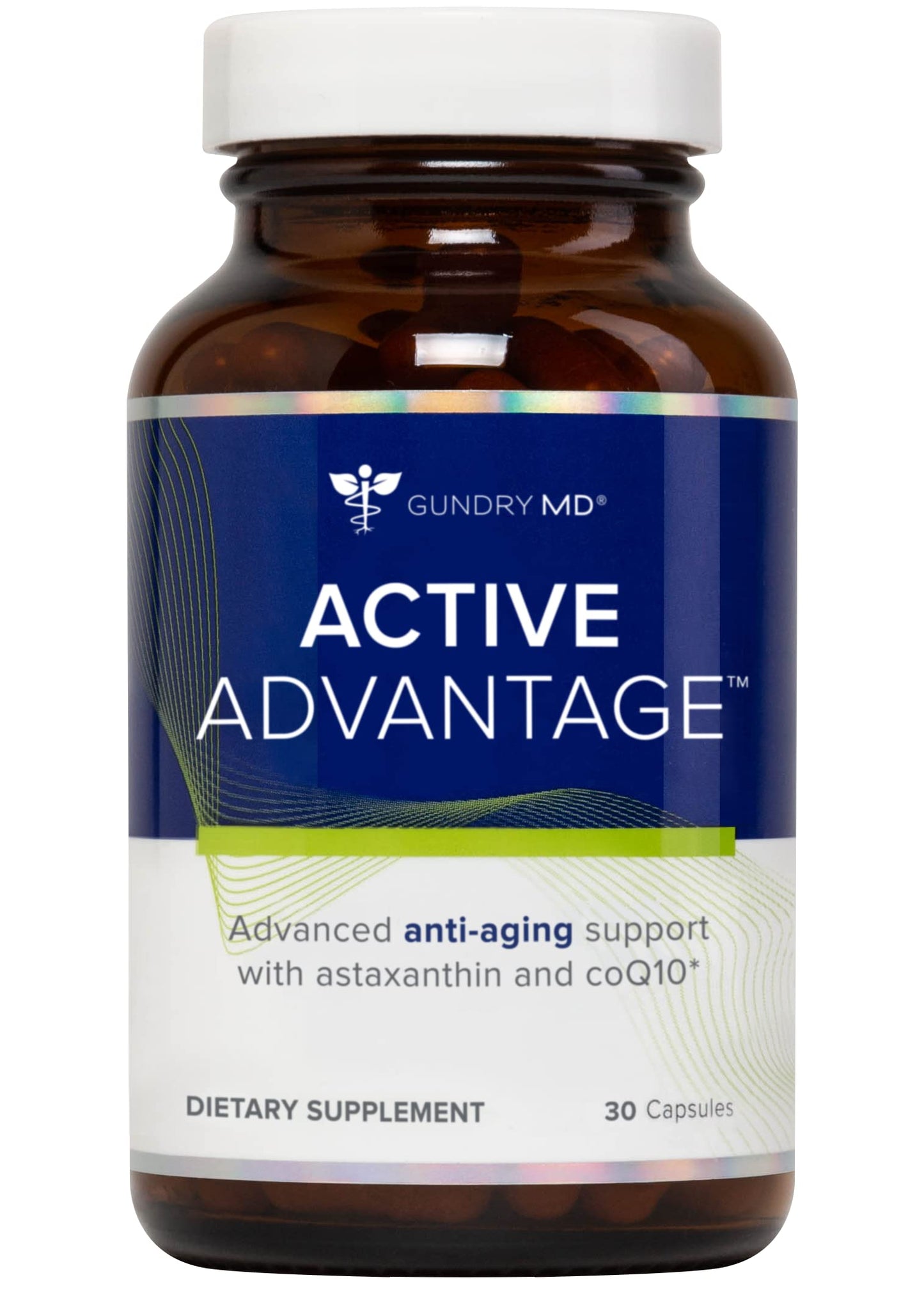 Gundry MD® Active Advantage Astaxanthin and CoQ10 Supplement to Support Energy, Strength and Metabolism, 30 Count Gundry MDUS supplements