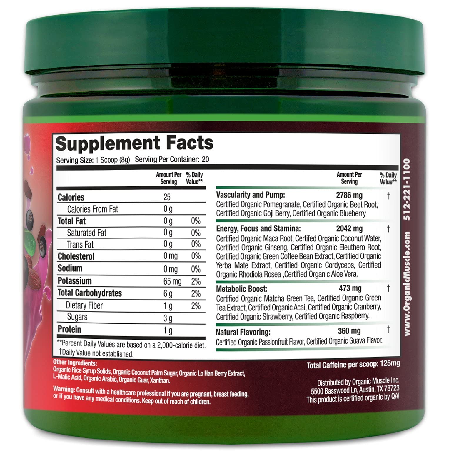 Organic Muscle Bundle - Pre-Workout Powder for Energy (Passionfruit Guava) + Replenisher Organic MuscleAu supplements