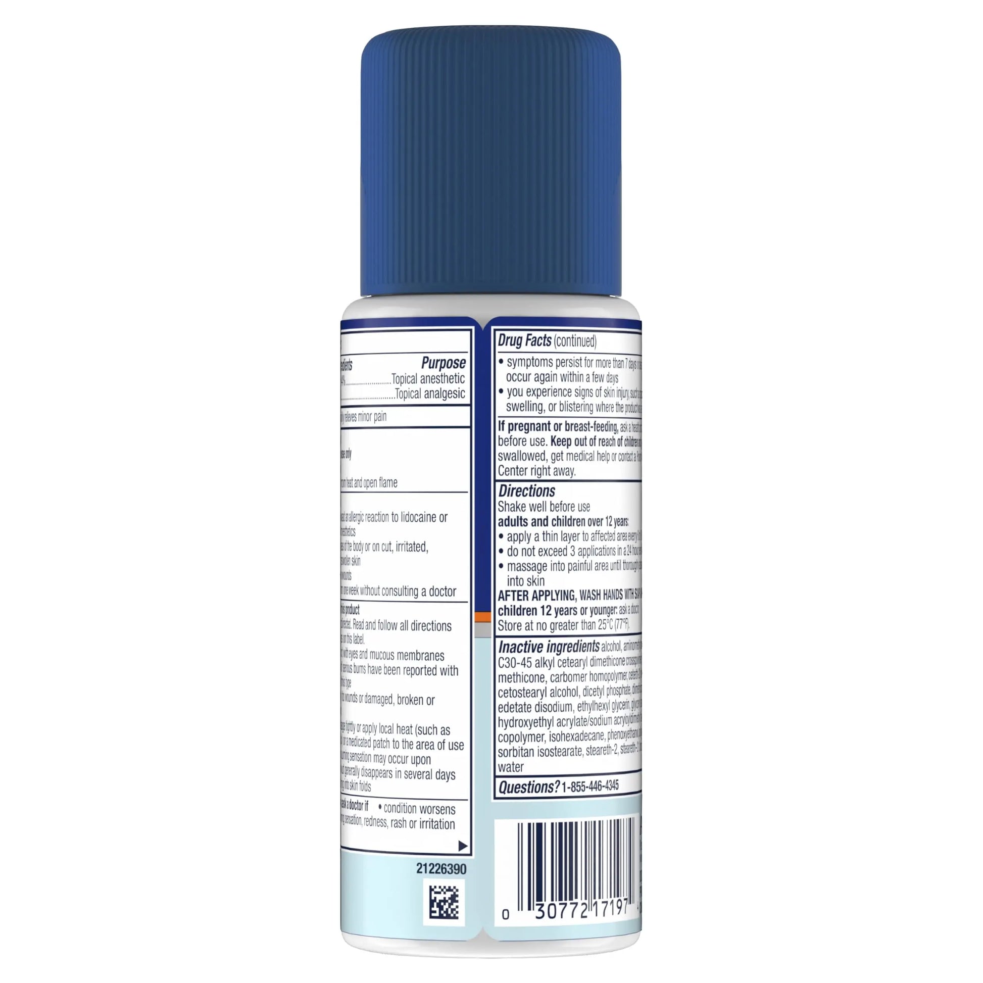 Nervive Pain Relieving Roll On, Lidocaine Roll On, Nervive Pain Relief, Lidocaine Topical, Foot Pain, Leg Pain, Hand Pain, Max Strength Formula, 4.6oz NerviveAu supplements