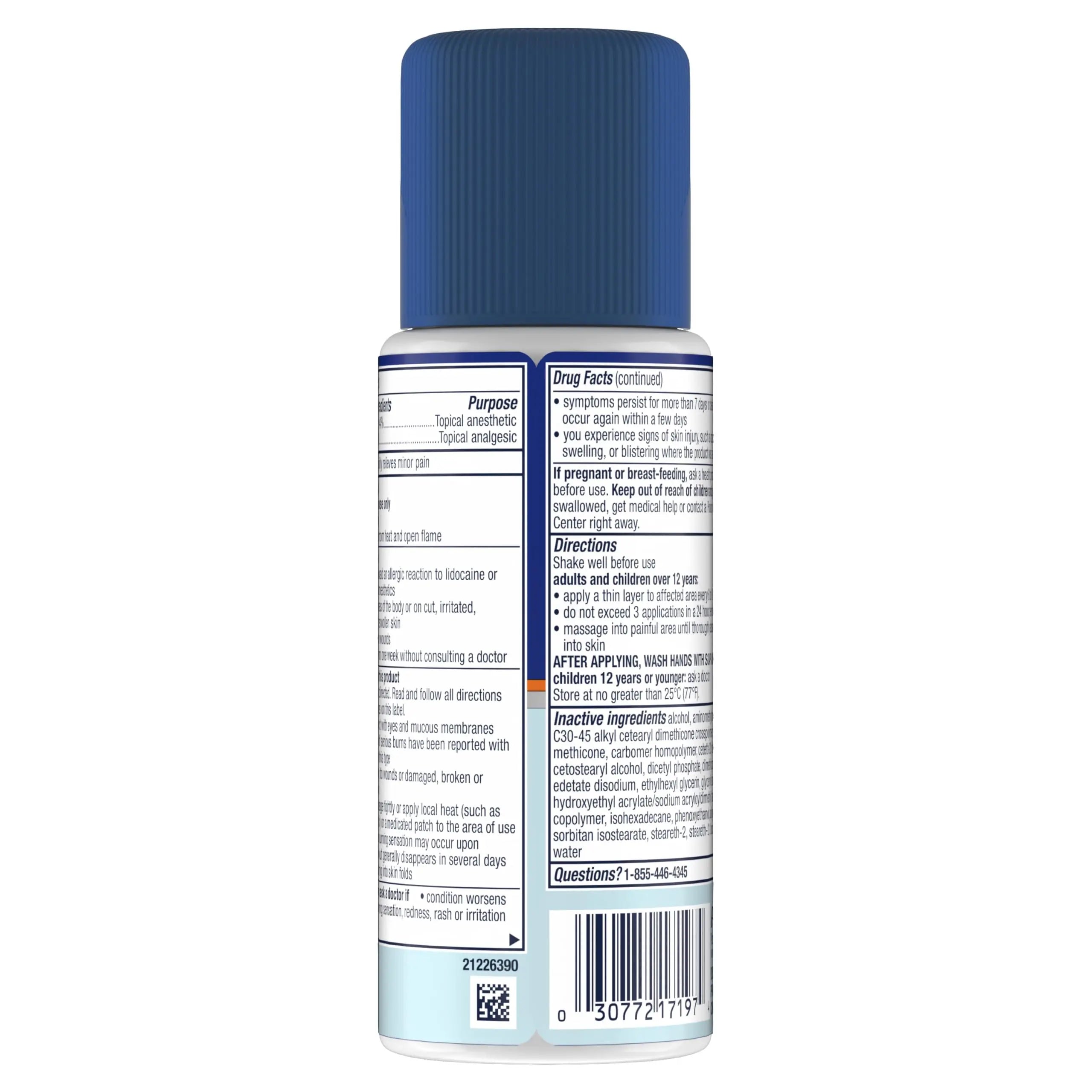 Nervive Pain Relieving Roll On, Lidocaine Roll On, Nervive Pain Relief, Lidocaine Topical, Foot Pain, Leg Pain, Hand Pain, Max Strength Formula, 4.6oz NerviveAu supplements
