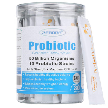 ZEBORA Probiotics for Women, Men and Kids, Prebiotics and Probiotics Powder ZEBORAAu supplements