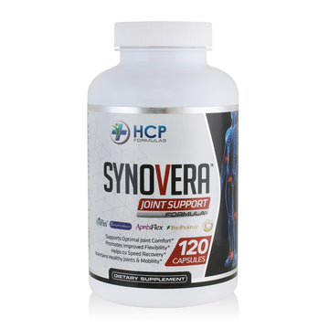HCP Formulas - Synovera - Joint Support Complex with Turmeric Extract & Collagen - Mobility & Flexibility - Healthy Joints, Tendon, Ligament, and Synovial Tissue - Dietary Supplement - 120 Caps HCP FormulasAu supplements