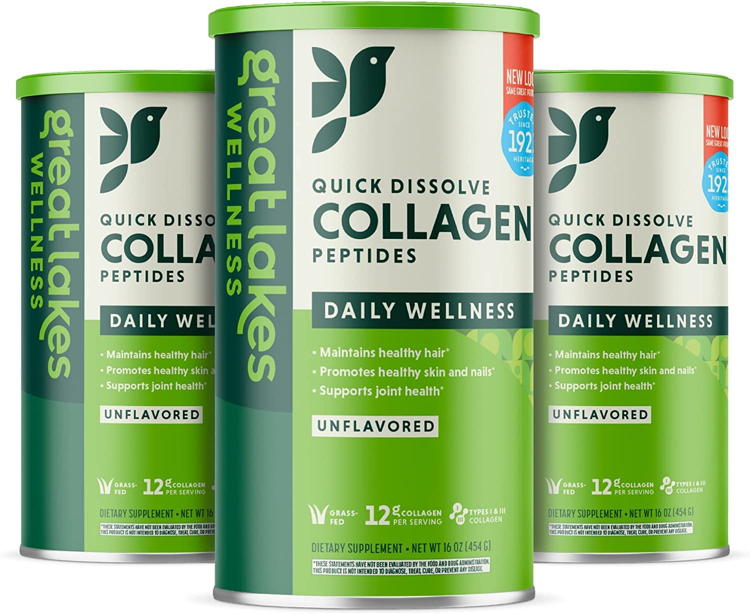 Great Lakes Gelatin Collagen Hydrolysate 454g (UK/EU Compliant can) (3) Great Lakes GelatinAu supplements