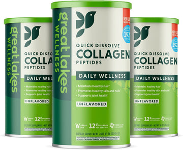 Great Lakes Gelatin Collagen Hydrolysate 454g (UK/EU Compliant can) (3) Great Lakes GelatinAu supplements