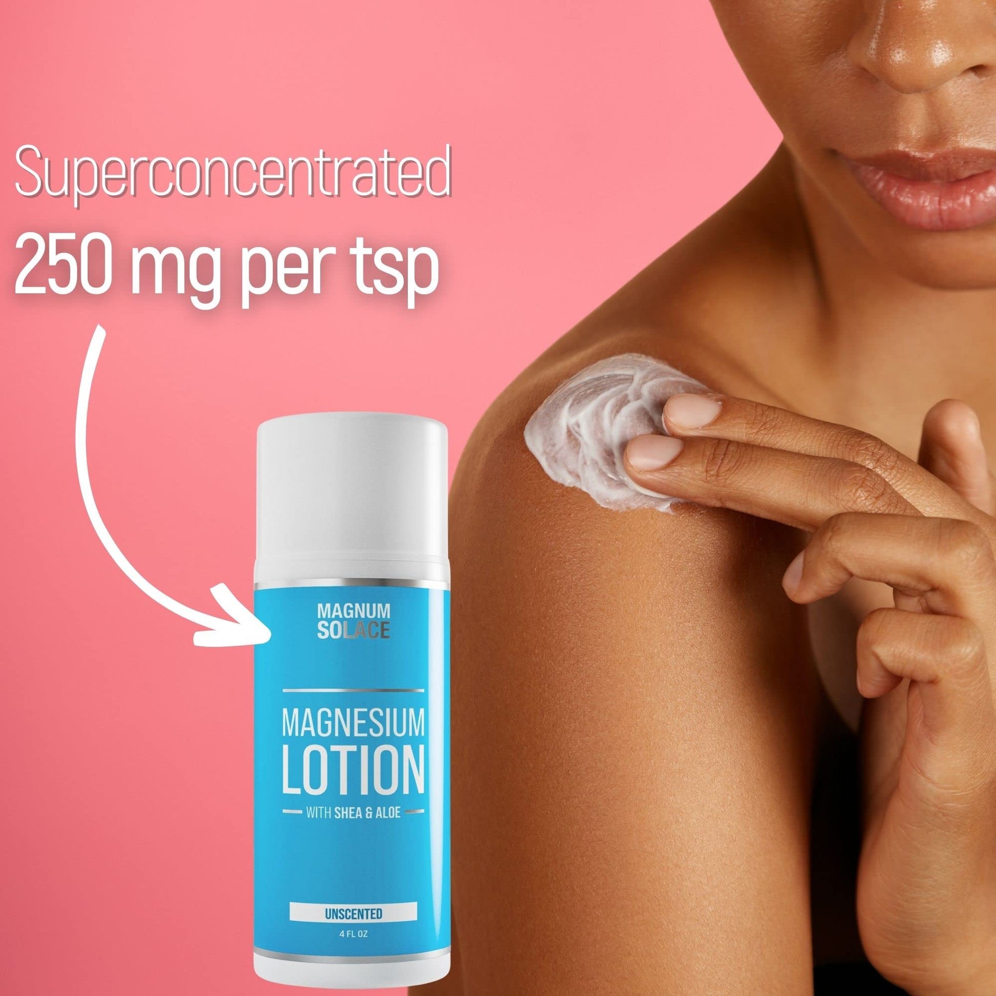 Magnum Solace Magnesium Lotion with Aloe & Shea – Apply to Legs – Alternative to Topical Magnesium Cream Magnum SolaceAu supplements