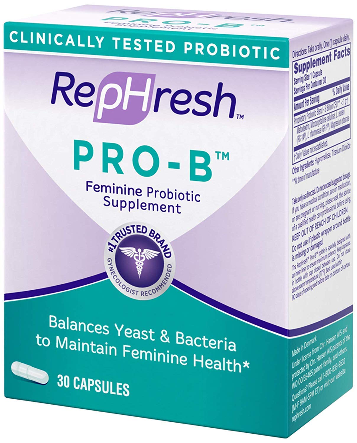 RepHresh Pro-B Probiotic Feminine Supplement RephreshAu supplements