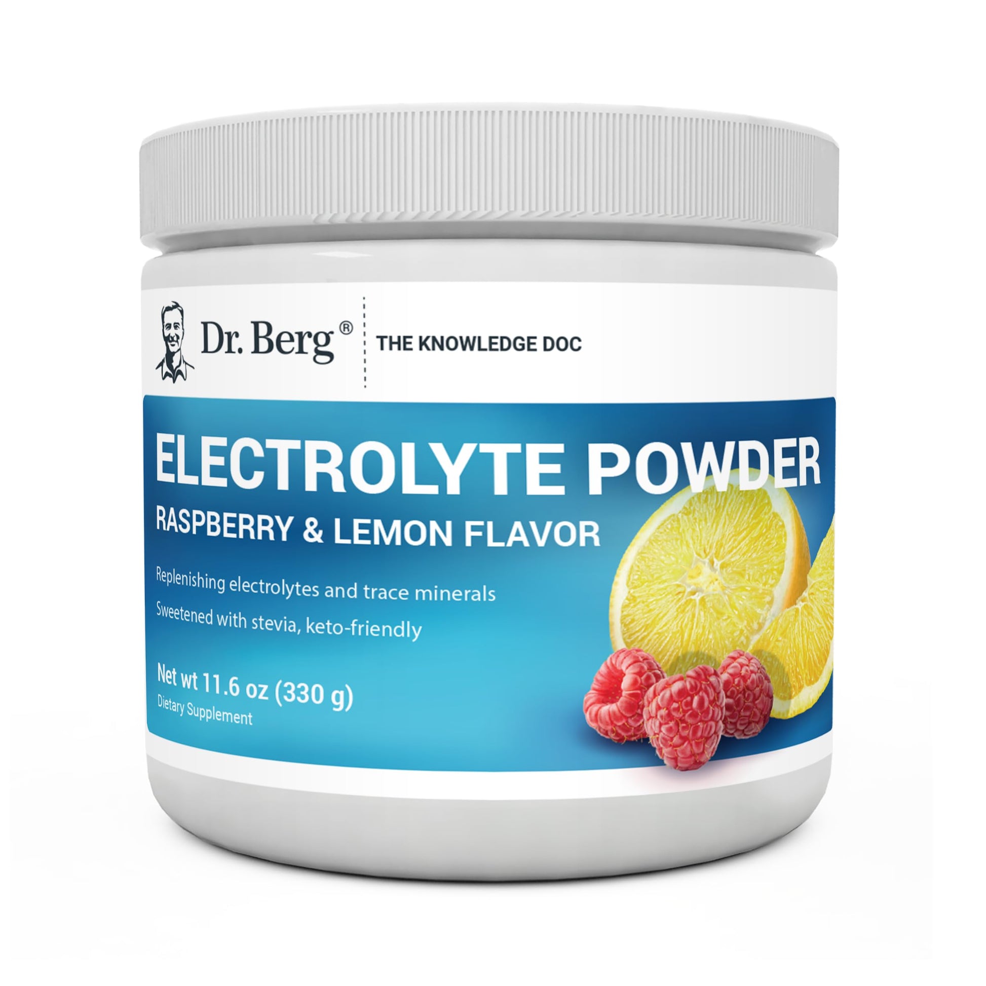 Dr. Berg Hydration Keto Electrolyte Powder - Enhanced w/ 1,000mg of Potassium Dr. Berg NutritionalsUS supplements