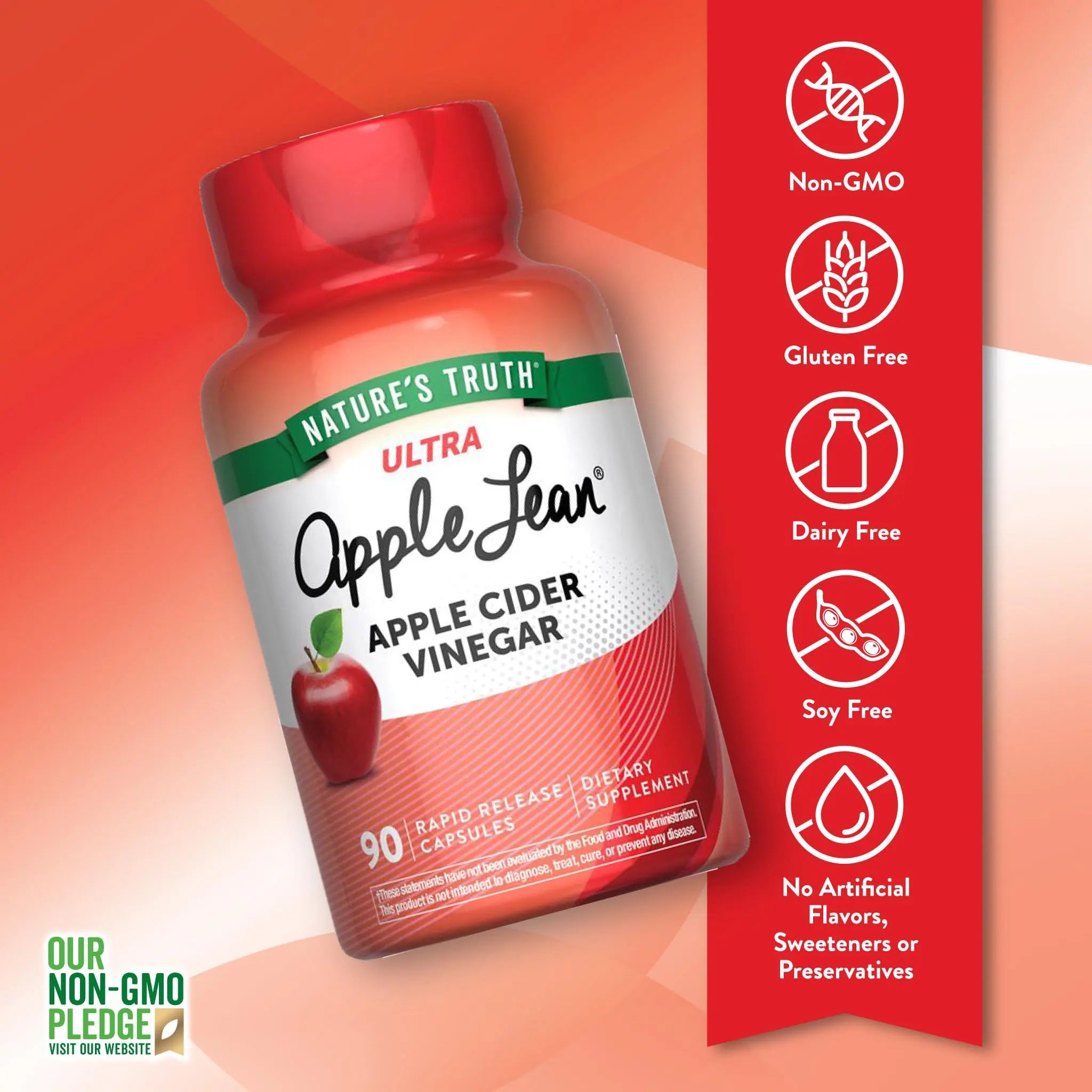 Nature's Truth Apple Cider Vinegar Pills | 90 Capsules | Non-GMO & Gluten Free Supplement Nature's TruthAu supplements