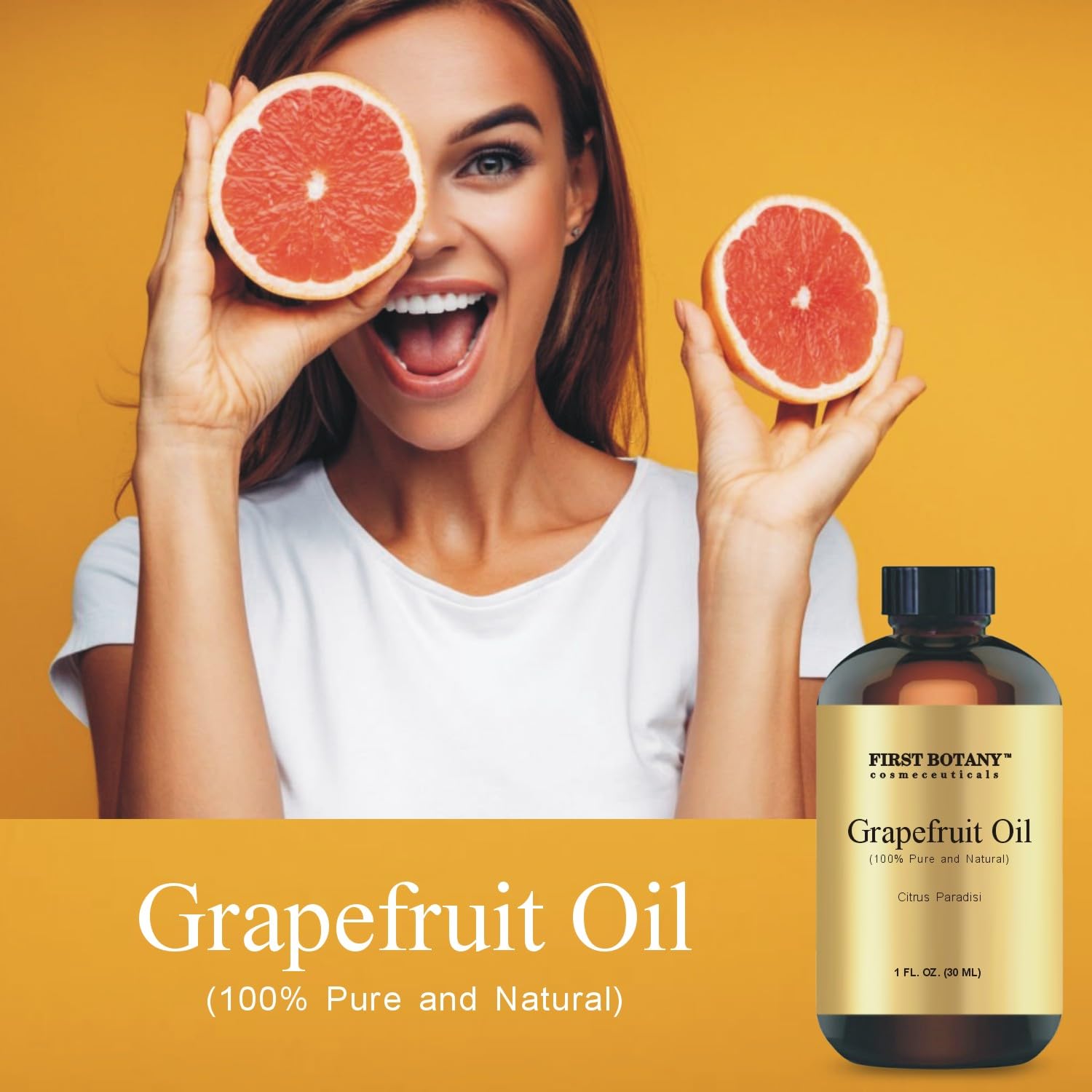 100% Pure Essential Oil - Premium Oil for Aromatherapy, Massage, Topical & Household Uses - 1 fl oz (Grapefruit) First BotanyAu supplements