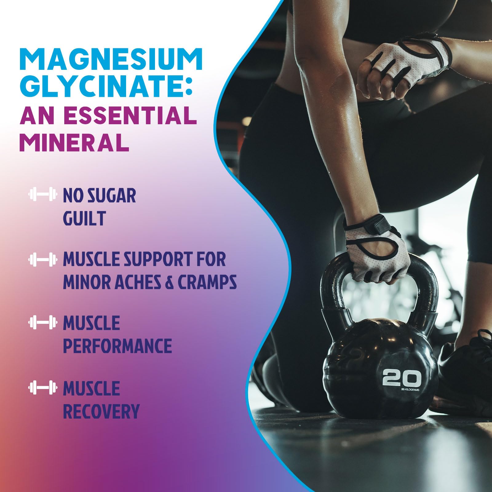 Magnesium Glycinate Gummies - Sugar Free - 100% Chelated Magnesium Gummy Supplement for Max Absorption - for Sleep Support & Heart, Muscle & Bone Health - Gentle on Stomach, Grape Flavor - 60 Gummies Nature's PeakAu supplements