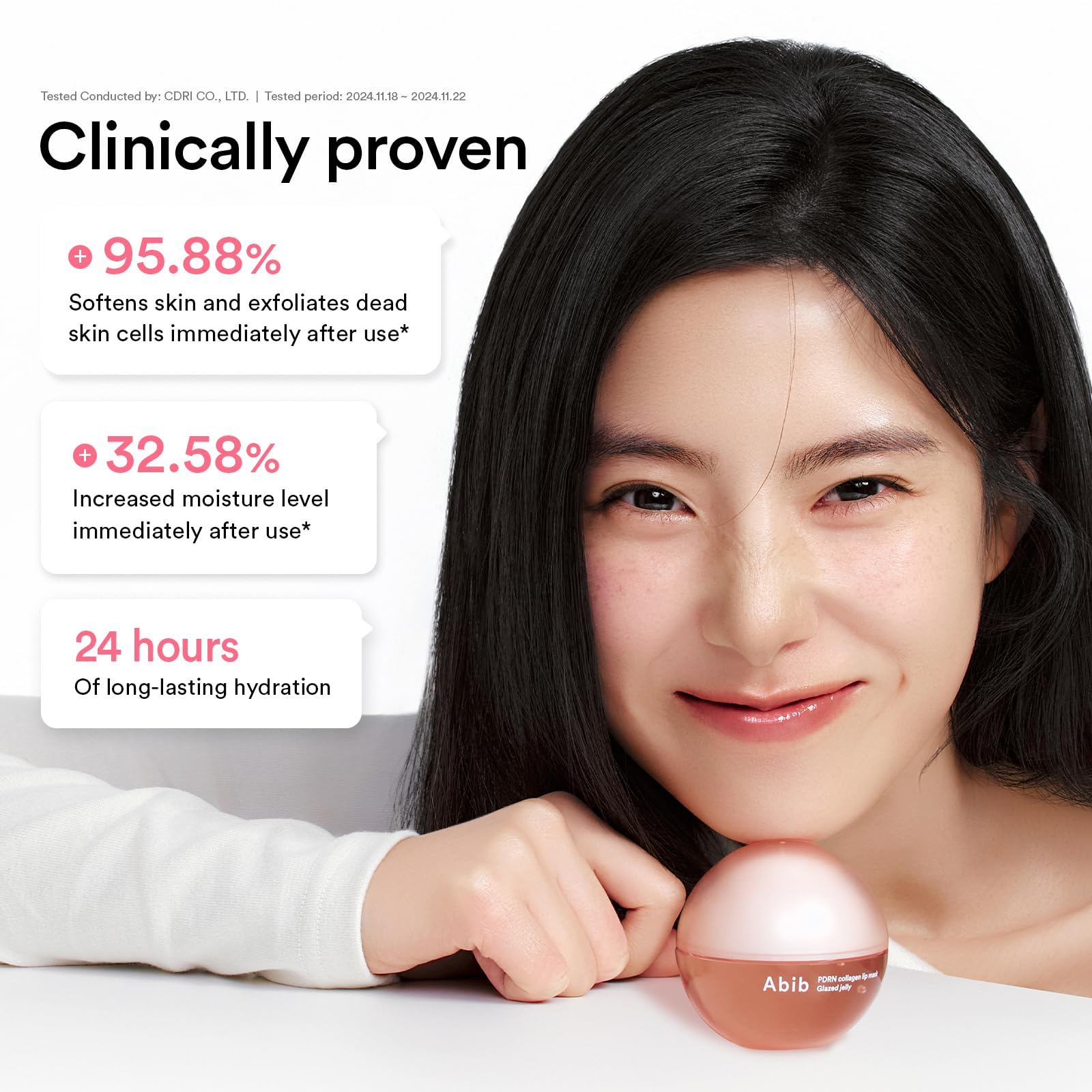 Abib PDRN Collagen Lip Mask Glazed Jelly 0.38 fl oz | Korean Lip Butter Balm Overnight Sleeping Mask Hydrating Care Moisturizer Treatment for Flakey, Dry Lips AbibAu supplements