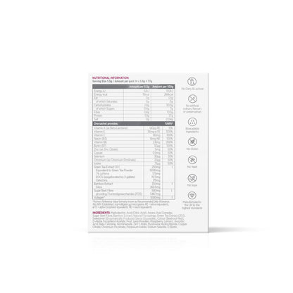 Wassen Beauty and Collagen - Plant-Based Vegan Collagen - 14 Raspberry & Lemon Flavoured Sachets WassenUS supplements