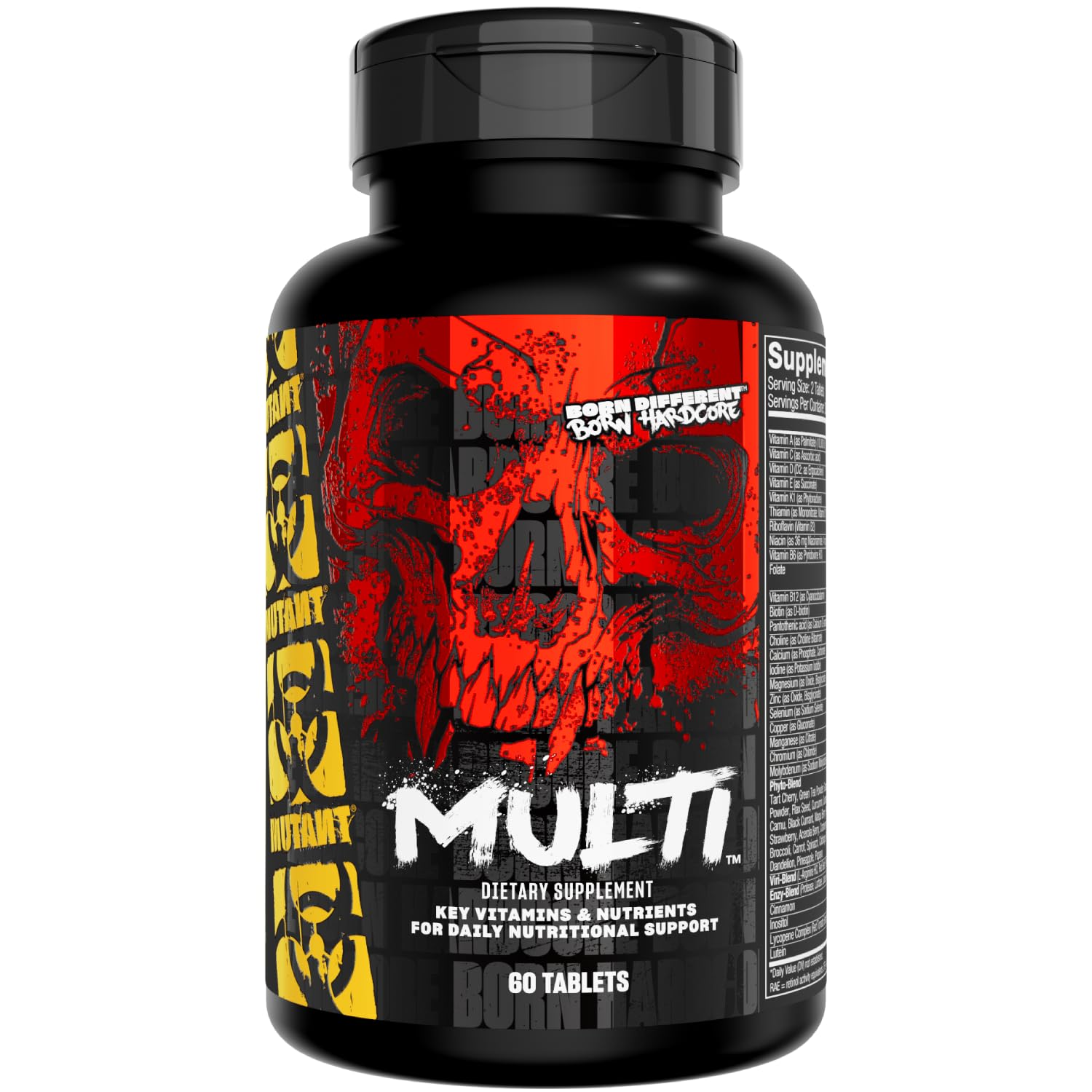 Mutant Multi - High Potency Vitamins with 75+ Ingredients Specifically Formulated for Heavy Lifting, 60 Tablets MutantAu supplements