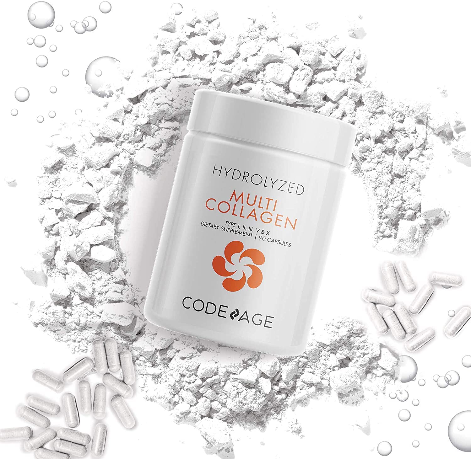 Codeage Multi Collagen Protein Capsules, Type I, II, III, V, X, Grass Fed & Hydrolyzed Collagen Pills Supplement CodeageAu supplements
